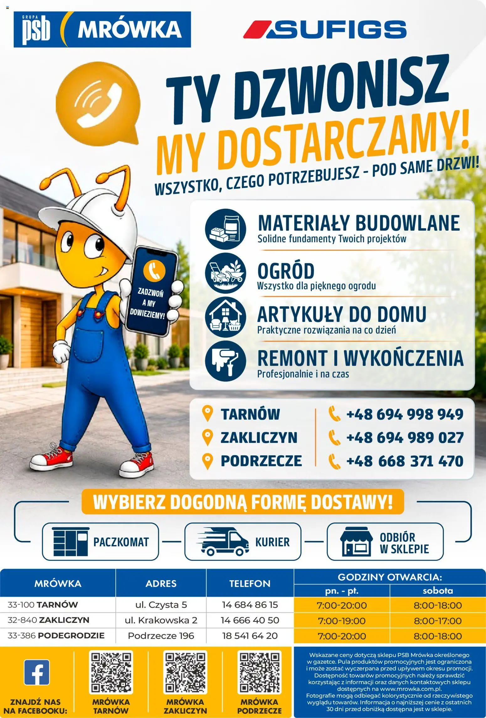 Mrówka gazetka - Tarnów od 07.08.2026 | Strona: 12 | Produkty: Telefon, Drzwi