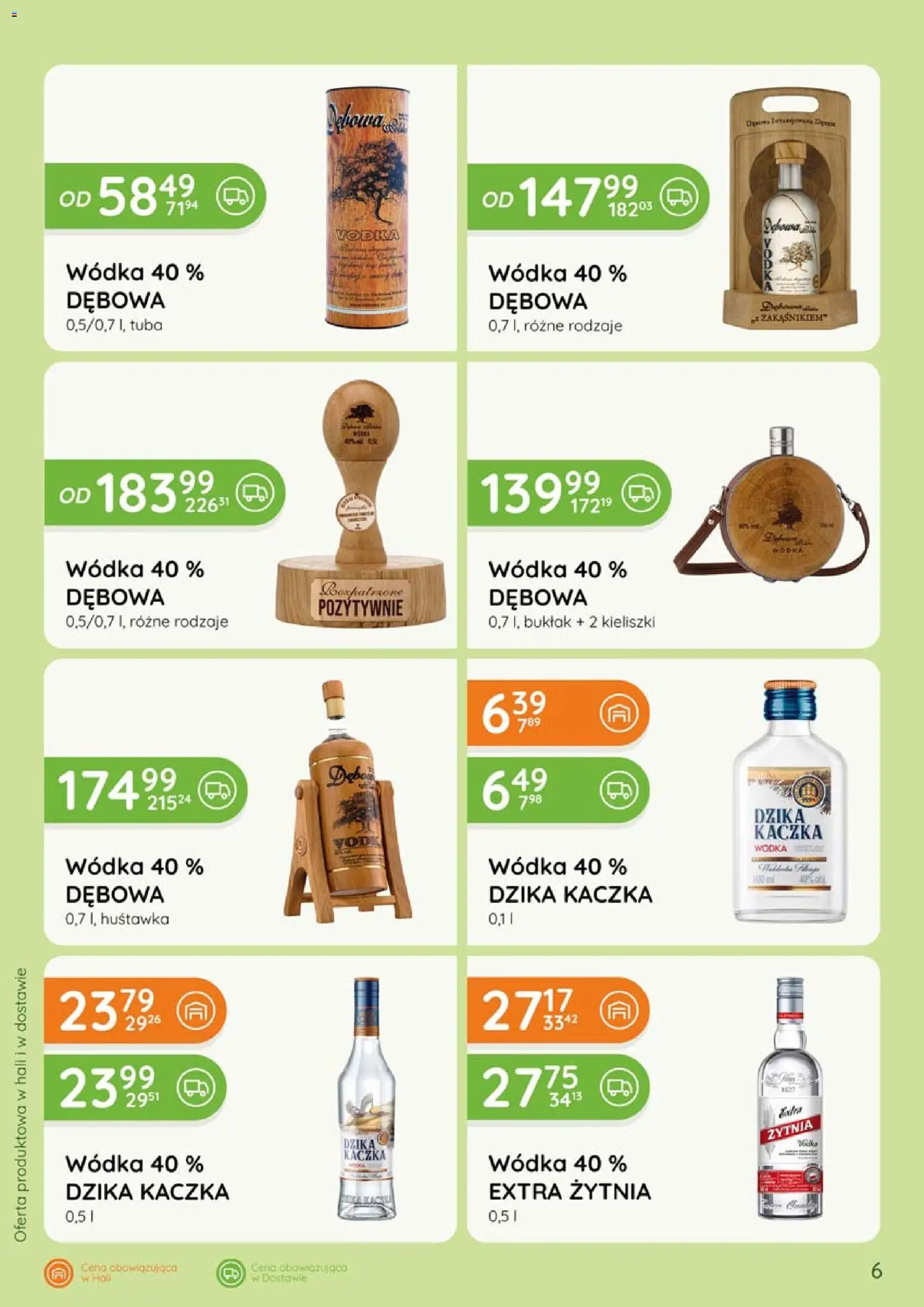 Eurocash gazetka - Katalog Alkoholowy od 01.06.2026 | Strona: 6 | Produkty: Kaczka, Vodka, Wódka