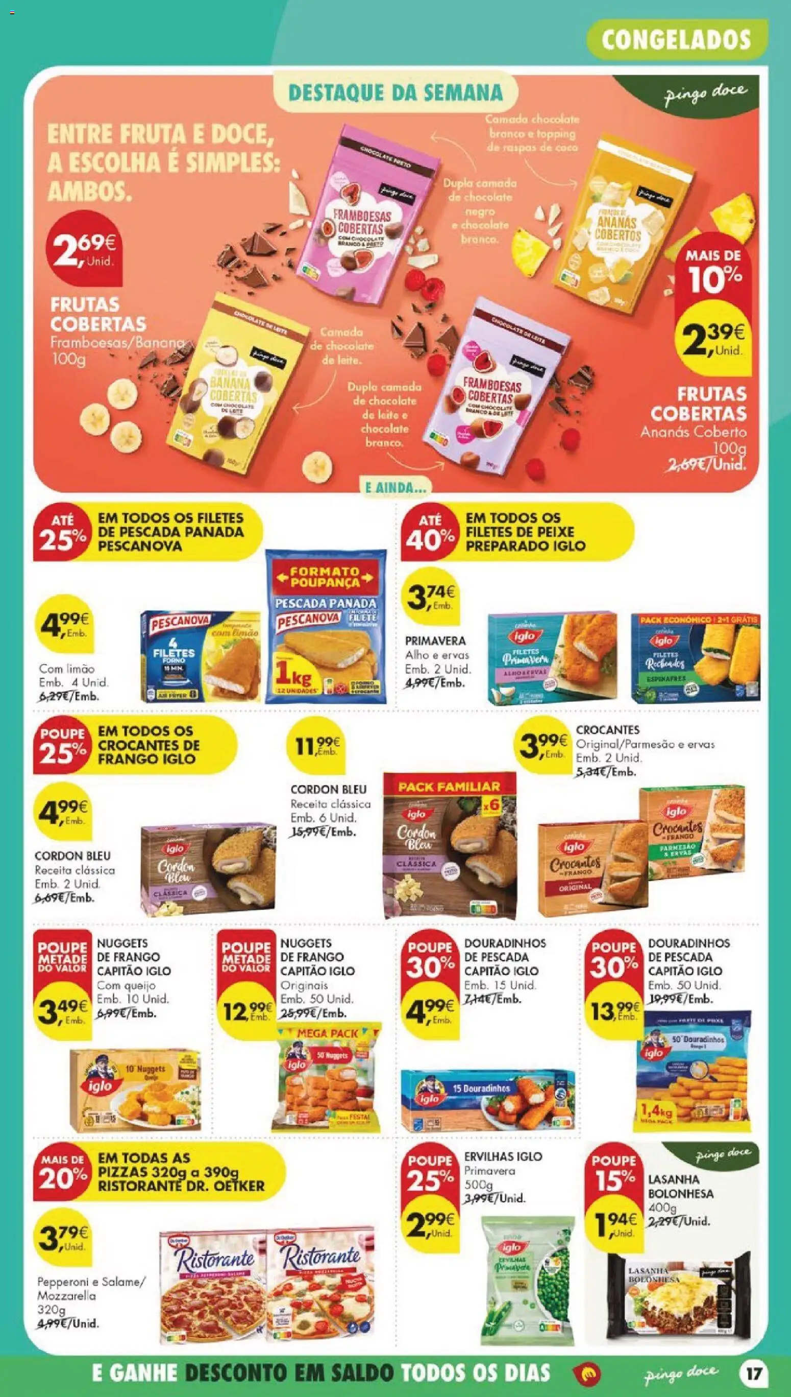 Pingo Doce folheto │ válido de 07/07/2026 | Página: 21 | Produtos: Nuggets de frango, Framboesas, Chocolate, Nuggets