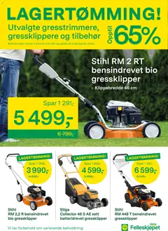 Forhåndsvisning av Felleskjøpet kundeavis gyldig fra 31/08/2026 | Side: 10 | Produkter: 1, Gressklipper