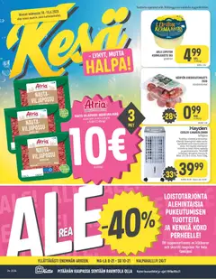 Halpa Halli-mainoslehti voimassa 10.06.2026 alkaen