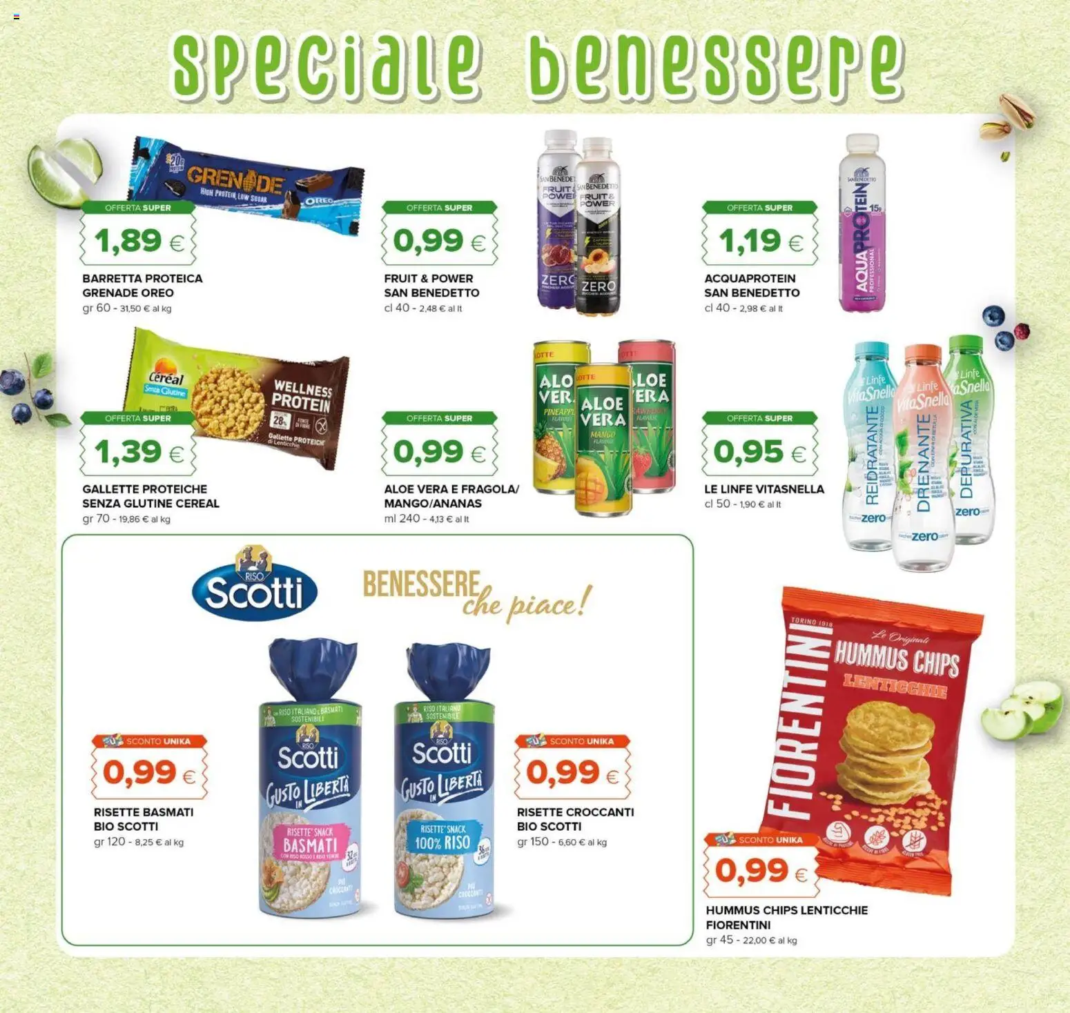 Volantino Oasi del 21.05.2026 | Pagina: 11 | Prodotti: Mango, Gallette, Barretta, Aloe vera