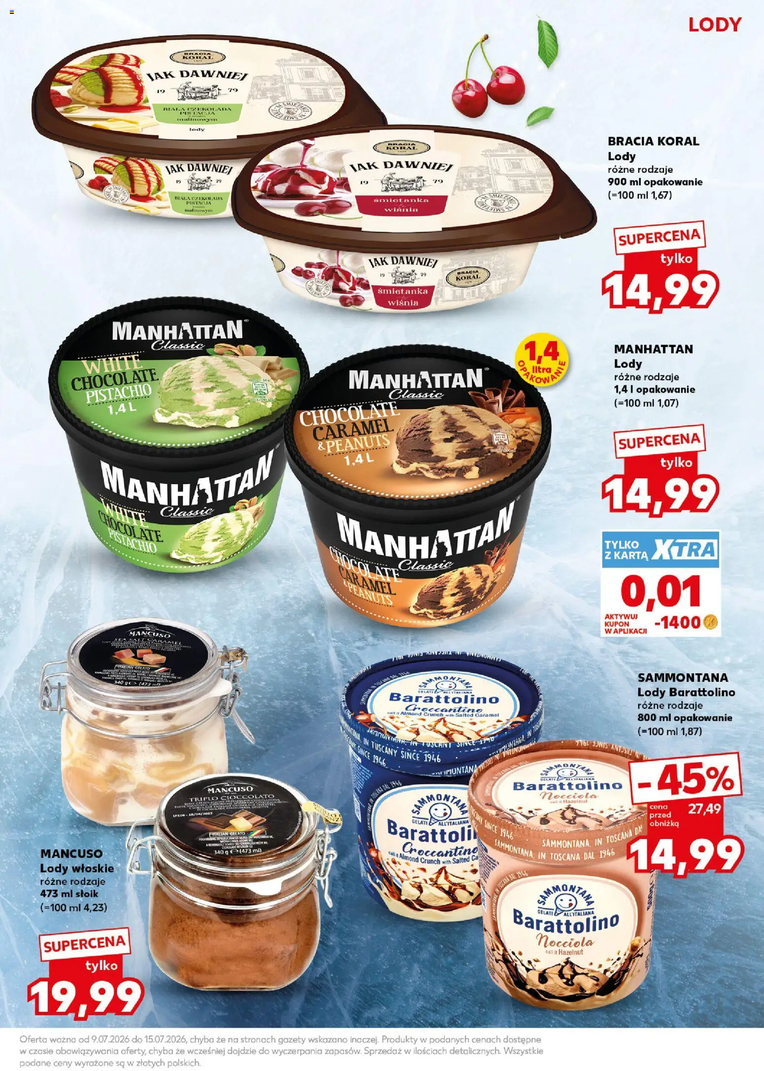 Kaufland Polsko leták - Mocny start od 13.07.2026 | Strana: 13 | Produkty: Manhattan