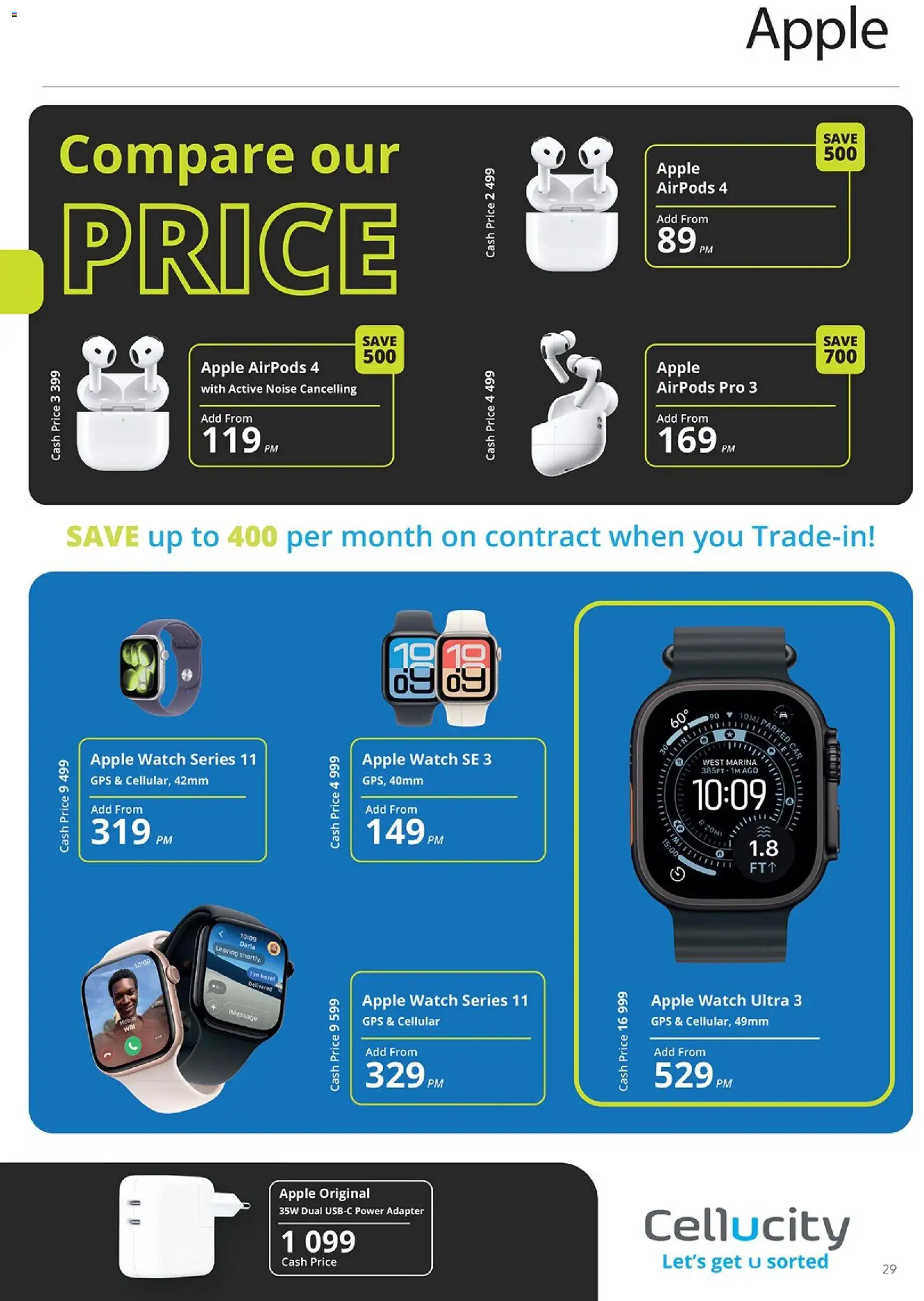 New Cellucity catalogue – valid from 07/07/2026 | Page: 29 | Products: Watch, Adapter