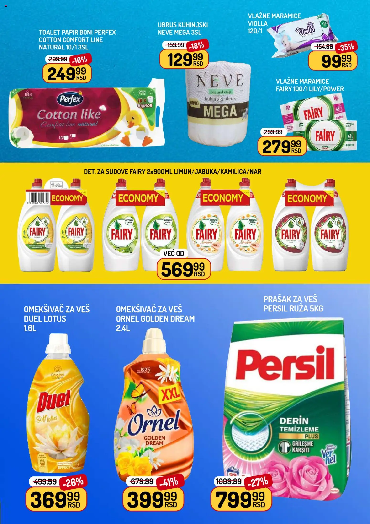 Aman katalog - važi od 17.04.2026 | Strana: 15 | Proizvode: Toalet papir, Ubrus, Persil, Omekšivač za veš