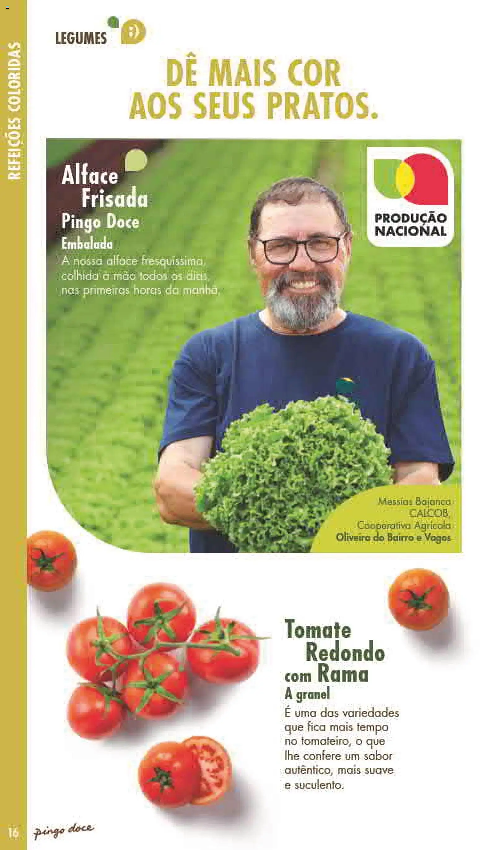 Pingo Doce Fruta e Legumes │ válido de 30/06/2026 | Página: 16 | Produtos: Tomate, Alface