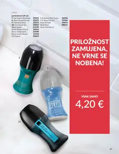 Avon katalog akcije – veljaven od 01.05.2026 | Stran: 87 | Izdelki: Deodorant, Antiperspirant