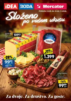 Idea katalog Specijal sireva i delikatesa - pregled Idea kataloga - važi od 26.10.2026