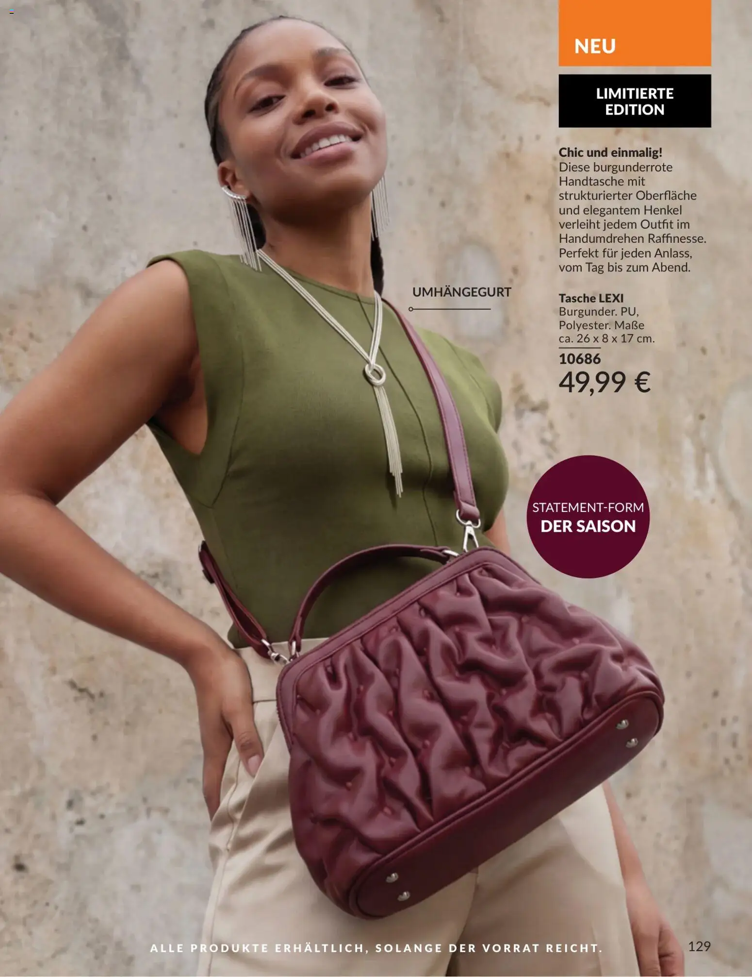 AVON Katalog Juli 2026 – gültig ab 01.07.2026 | Seite: 129 | Produkte: Tasche, Handtasche