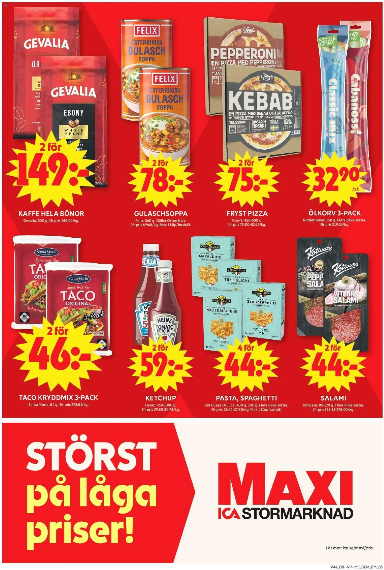 ICA Maxi reklamblad aktuell från 26/10/2026 | Sida: 5