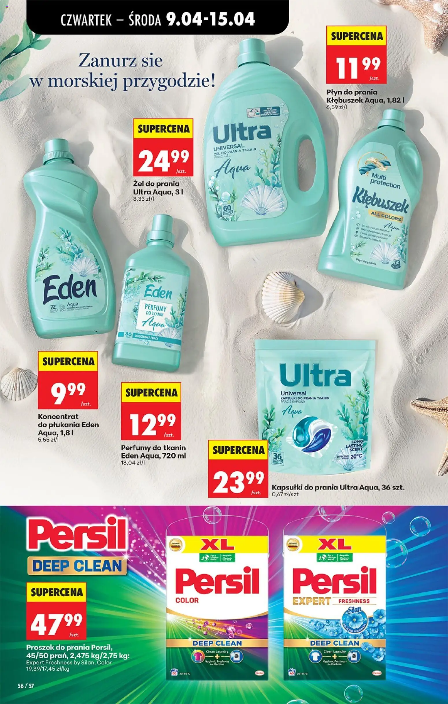 Biedronka gazetka od czwartku od 09.04.2026 | Strona: 76 | Produkty: Persil, Kapsułki do prania ultra, Perfumy, Kapsułki do prania
