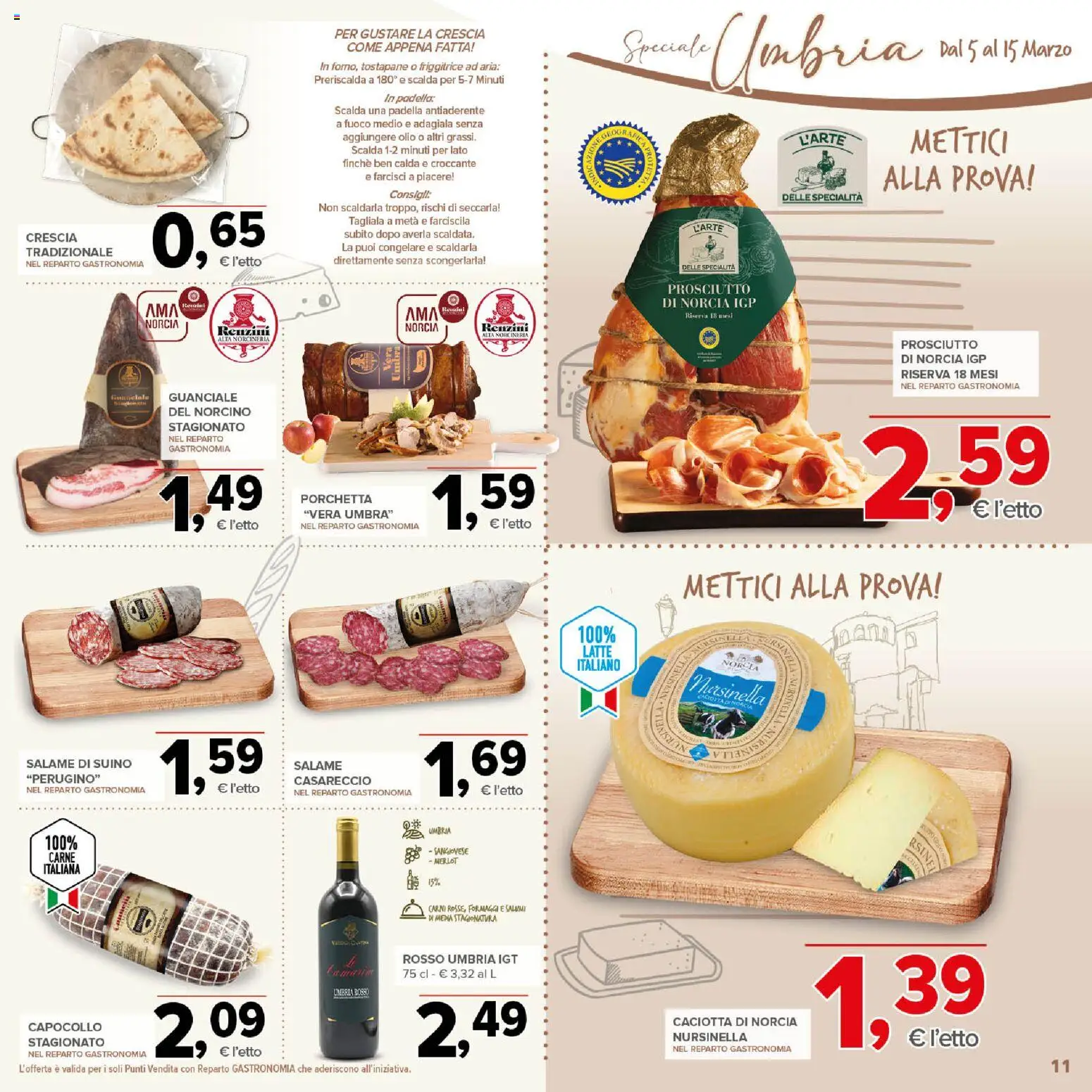 Volantino Todis del 05.03.2026 | Pagina: 11 | Prodotti: Friggitrice ad aria, Latte, Prosciutto, Padella