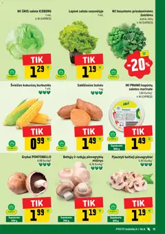 IKI leidinys galioja nuo 2026.09.14 | Puslapis: 15 | Prekių: Salotos, Salota, Pievagrybiai, Bulvės