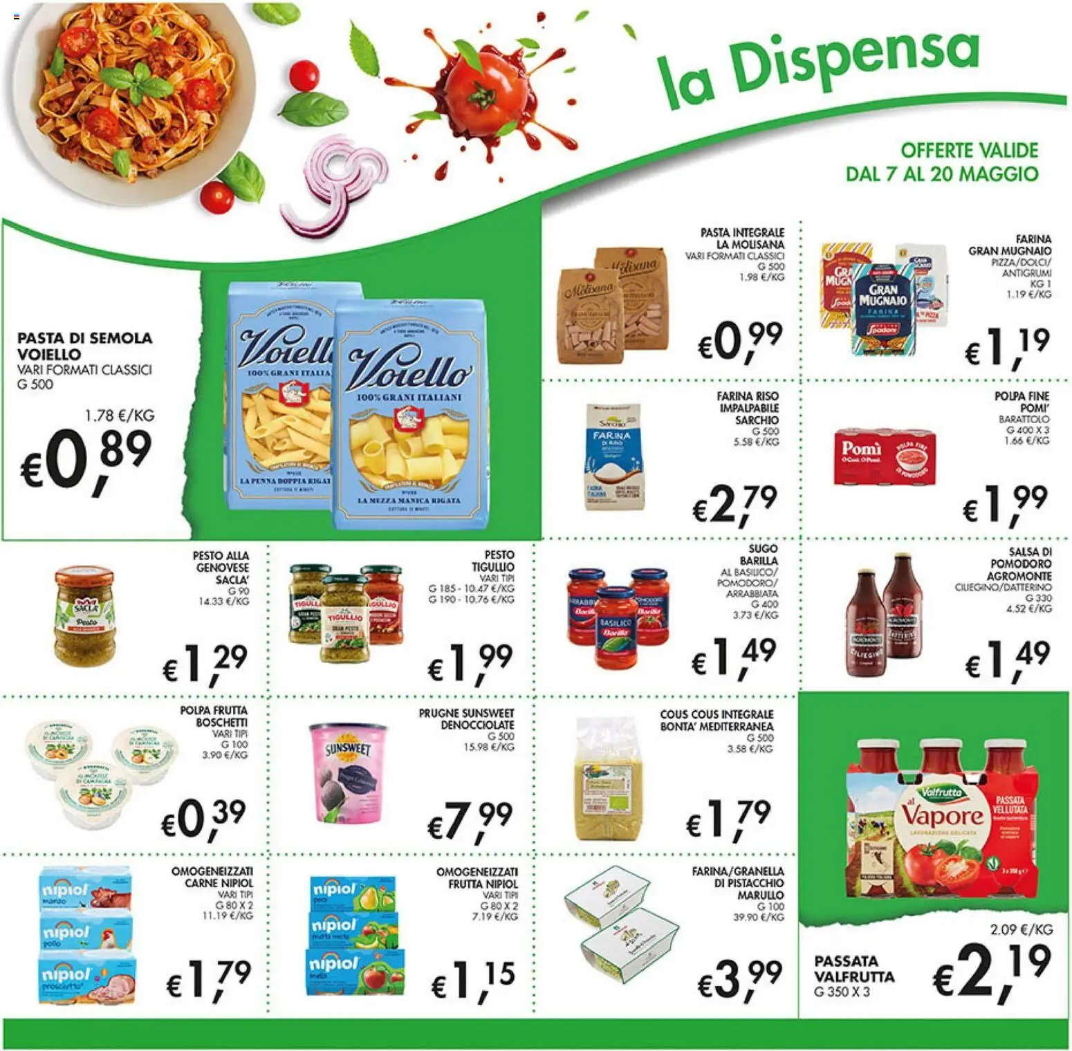 Volantino Coal del 07.05.2026 | Pagina: 22 | Prodotti: Salsa, Farina, Basilico, Polo