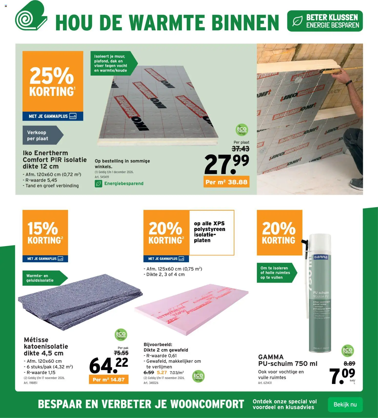 {H1} | Pagina: 26 | Producten: Plaat, Schuim, Platen