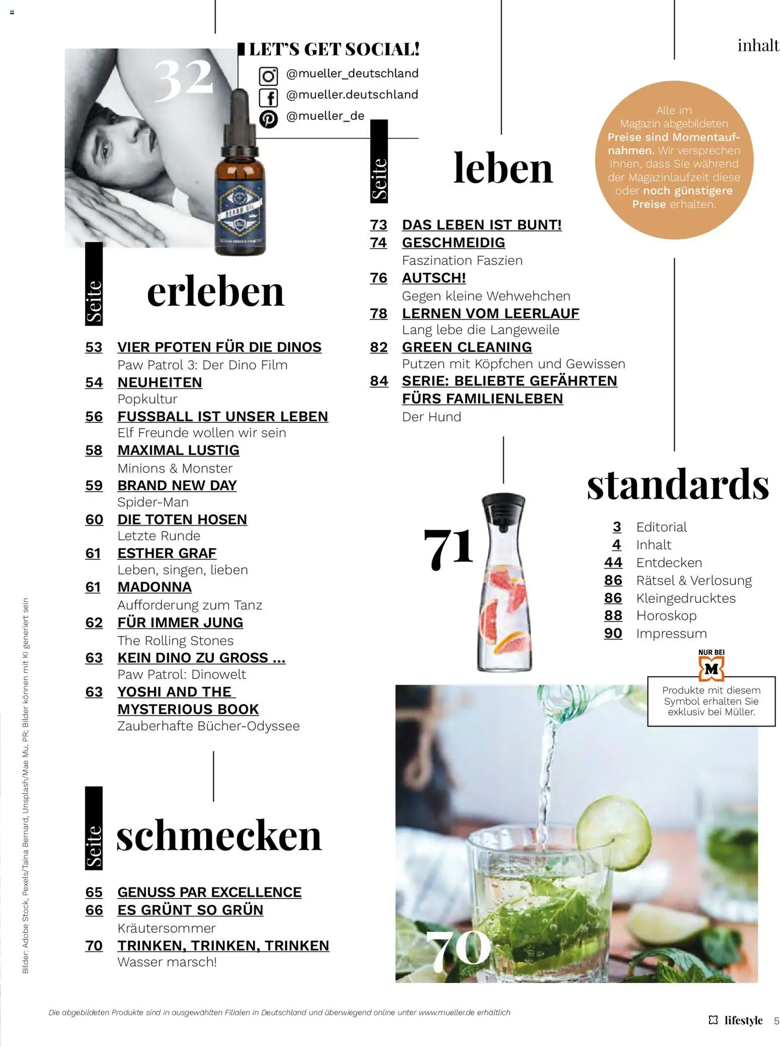 Müller Lifestyle – gültig ab 10.07.2026 | Seite: 5 | Produkte: Fußball, Monster, Bilder, Wasser