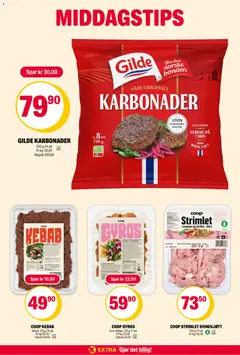 Forhåndsvisning av Coop Extra kundeavis gyldig fra 17/08/2026 | Side: 18 | Produkter: Ytrefilet, Svinekjøtt, Karbonader, Kjøtt