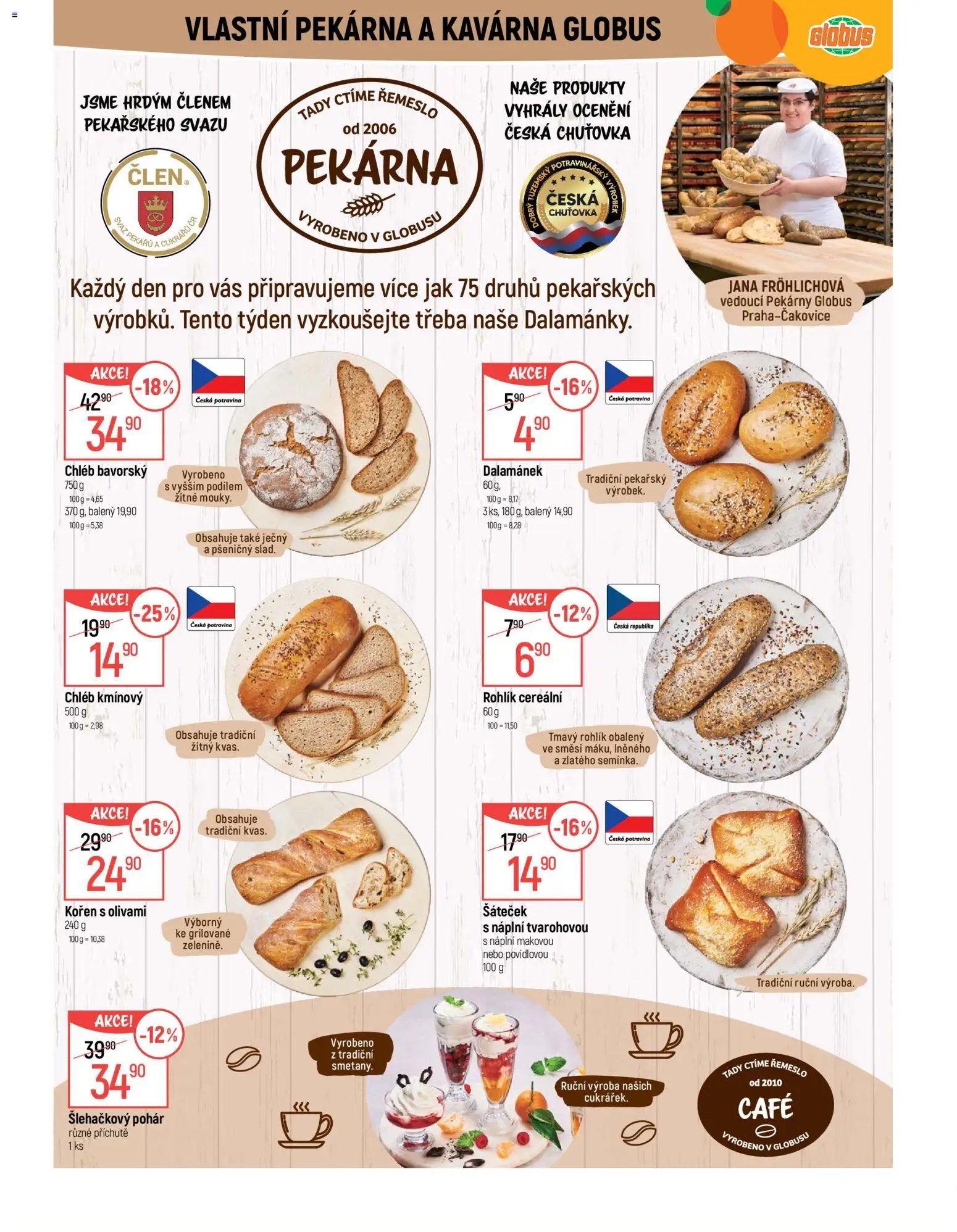 Globus leták od 22.07.2026 | Strana: 8 | Produkty: Globus, Rohlík, Pohár, Dalamánek