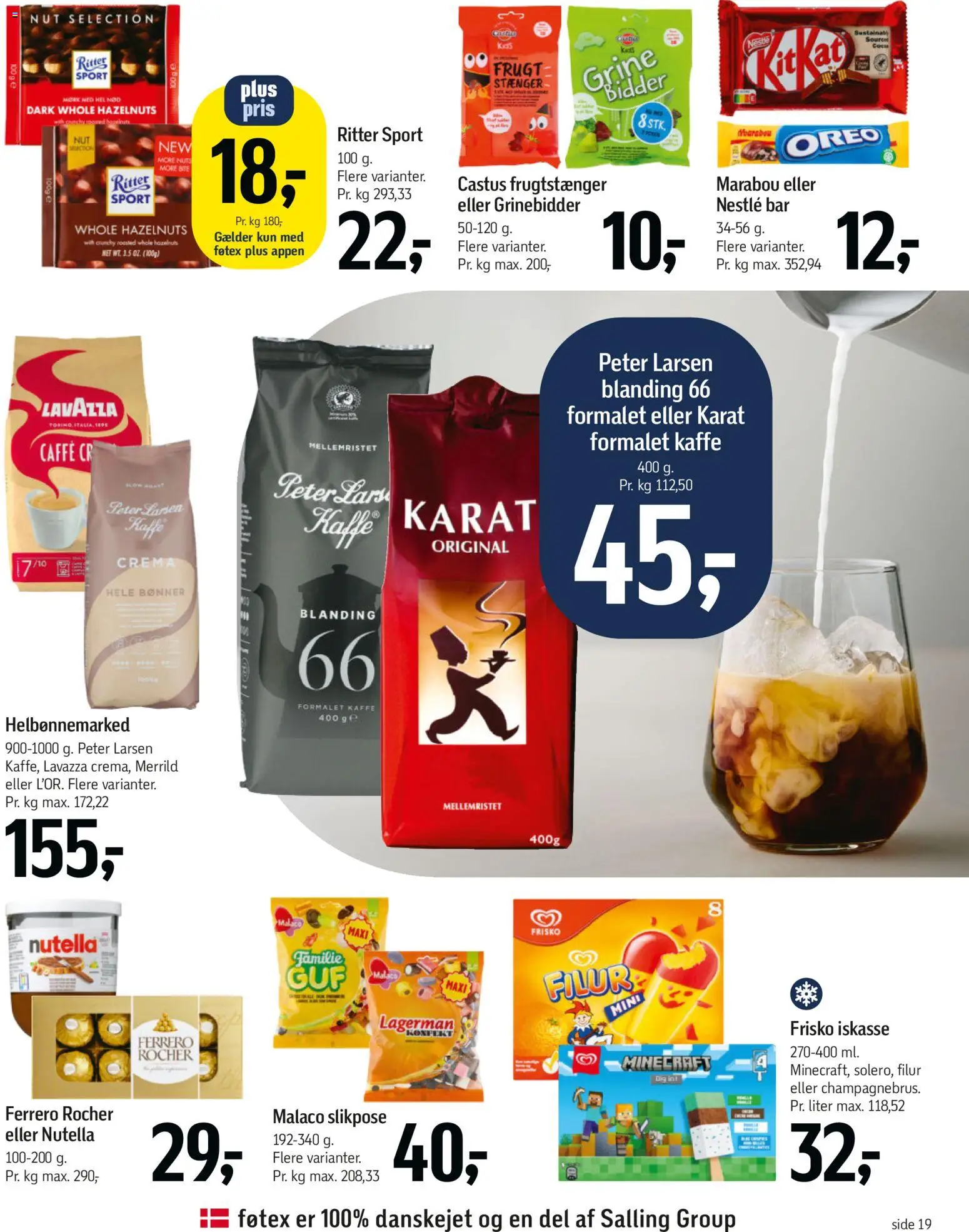 Føtex tilbudsavis – gyldig fra 29.05.2026 | Side: 55 | Produkter: Kaffe, Bønner, Nutella, Oreo