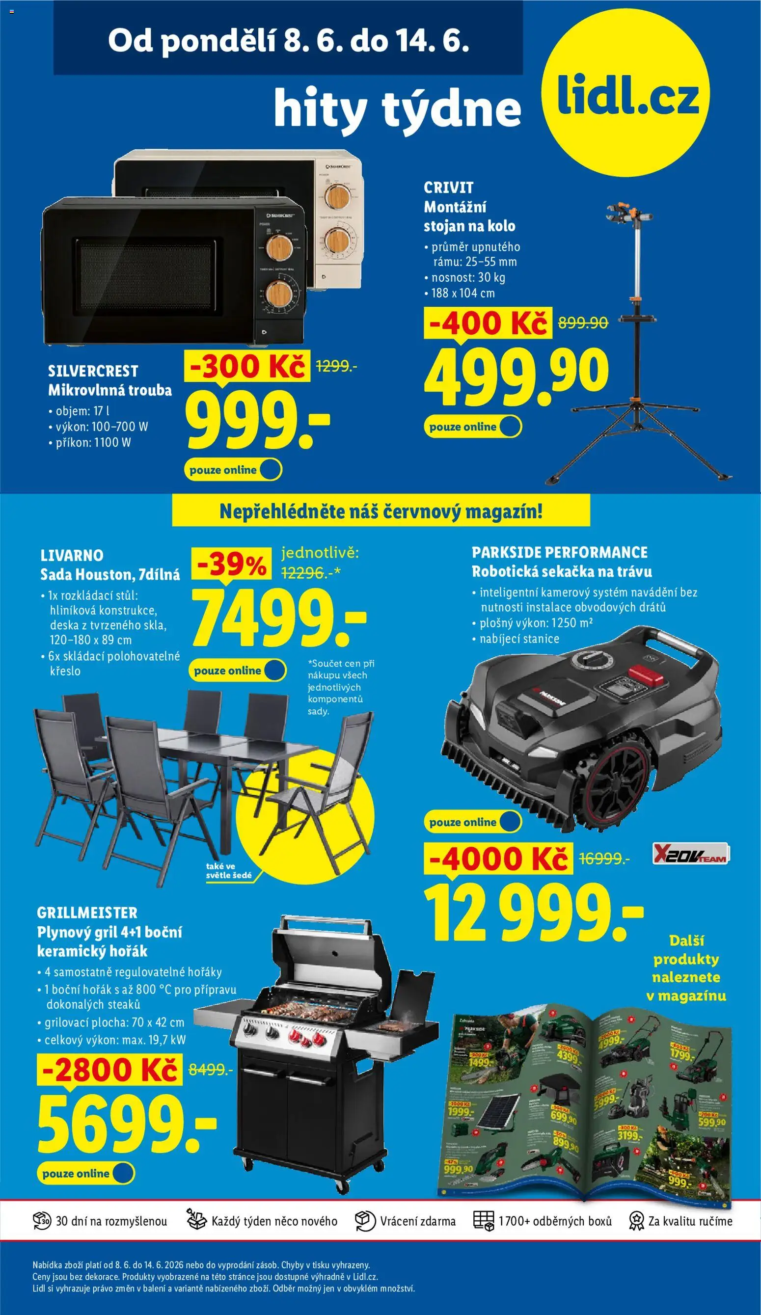 Lidl leták od 08.06.2026 | Strana: 51 | Produkty: Parkside, Kolo, Trouba, Stůl