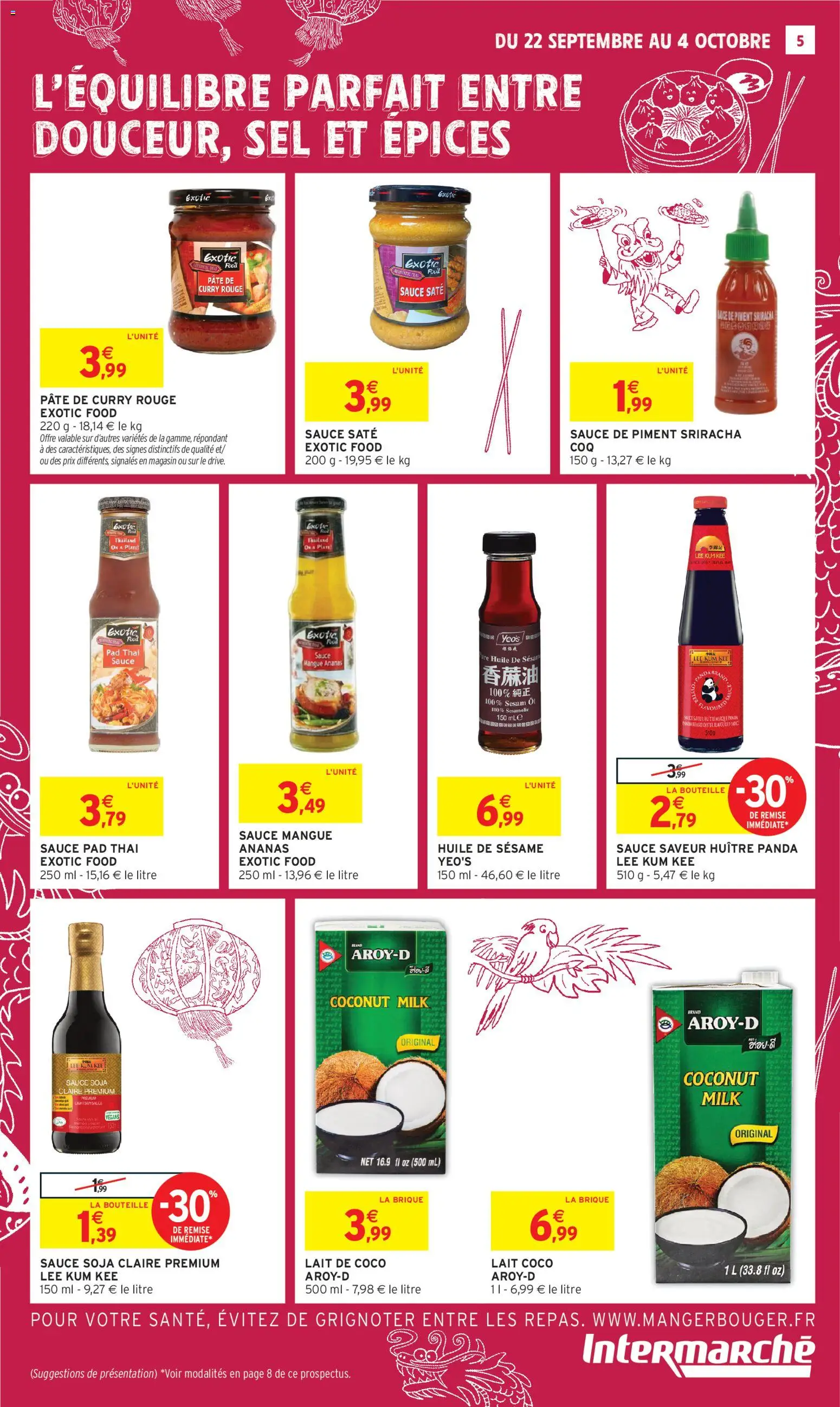 {H1} | Page: 5 | Produits: Lait de coco, Piment, Bouteille, Lait
