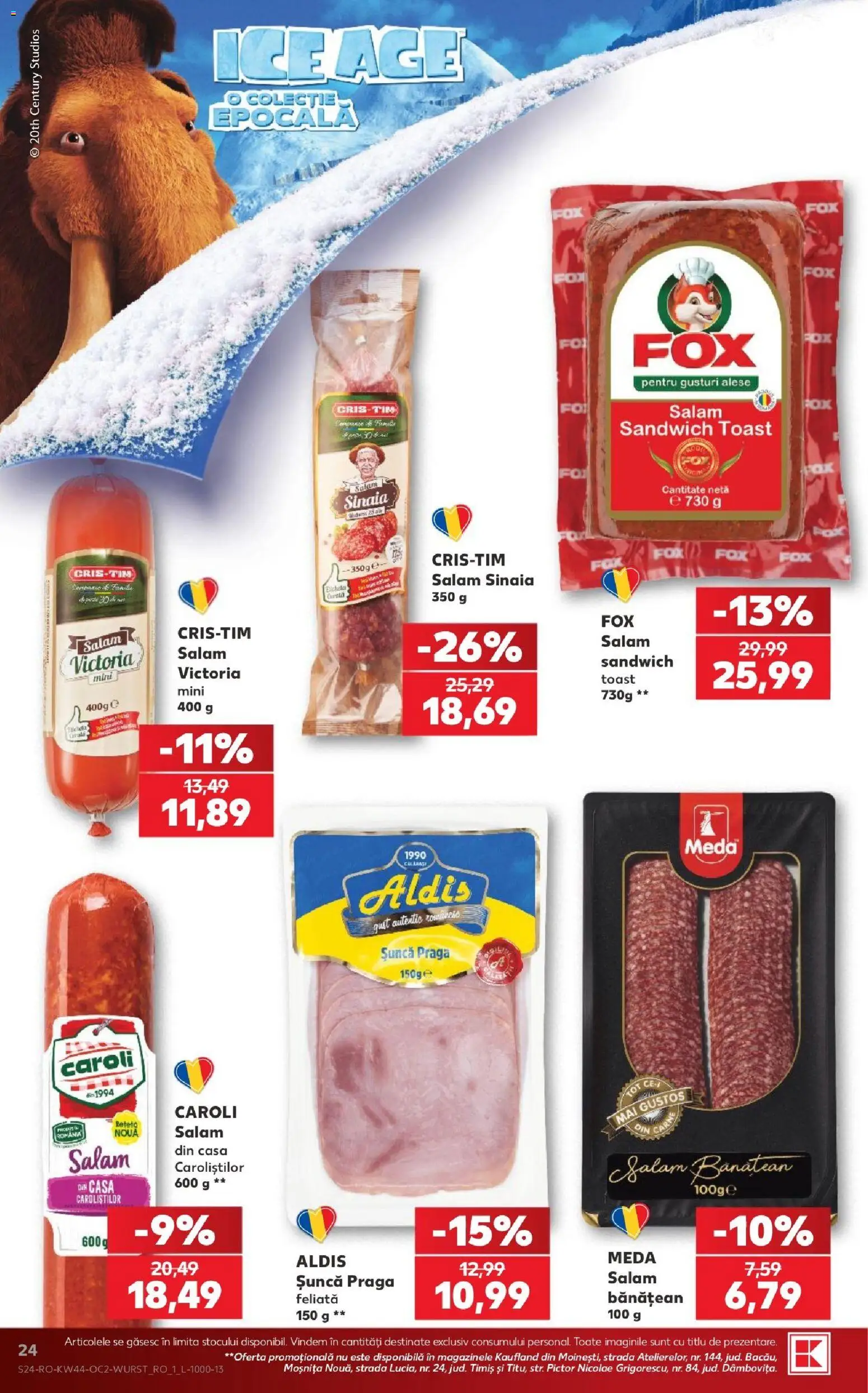 Kaufland RO akciós ujság - amely érvényes a következő dátumtól: 2026.10.28. | Oldal: 24