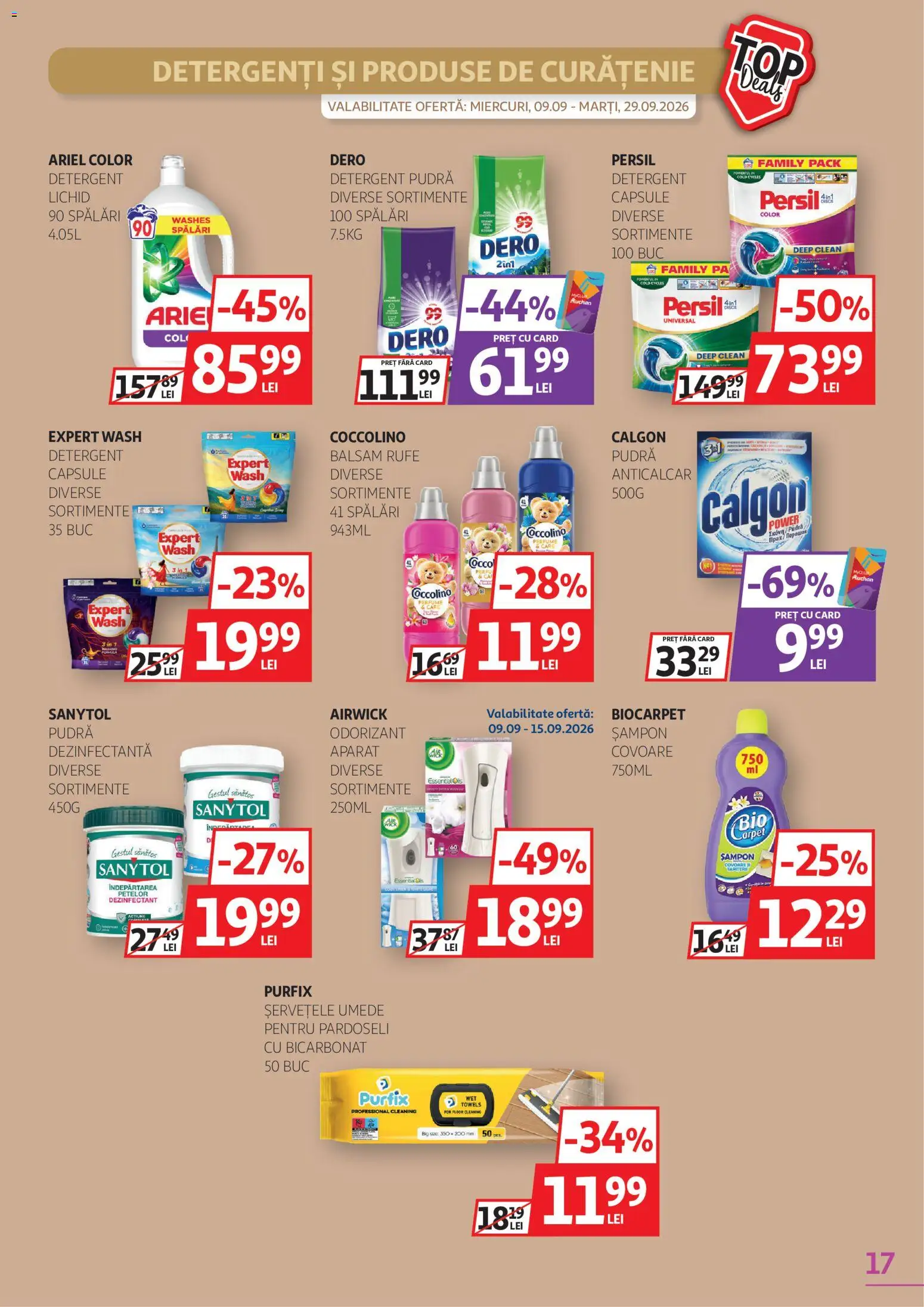 Noul catalog Auchan – valabil de la 09.09.2026 | Pagină: 17