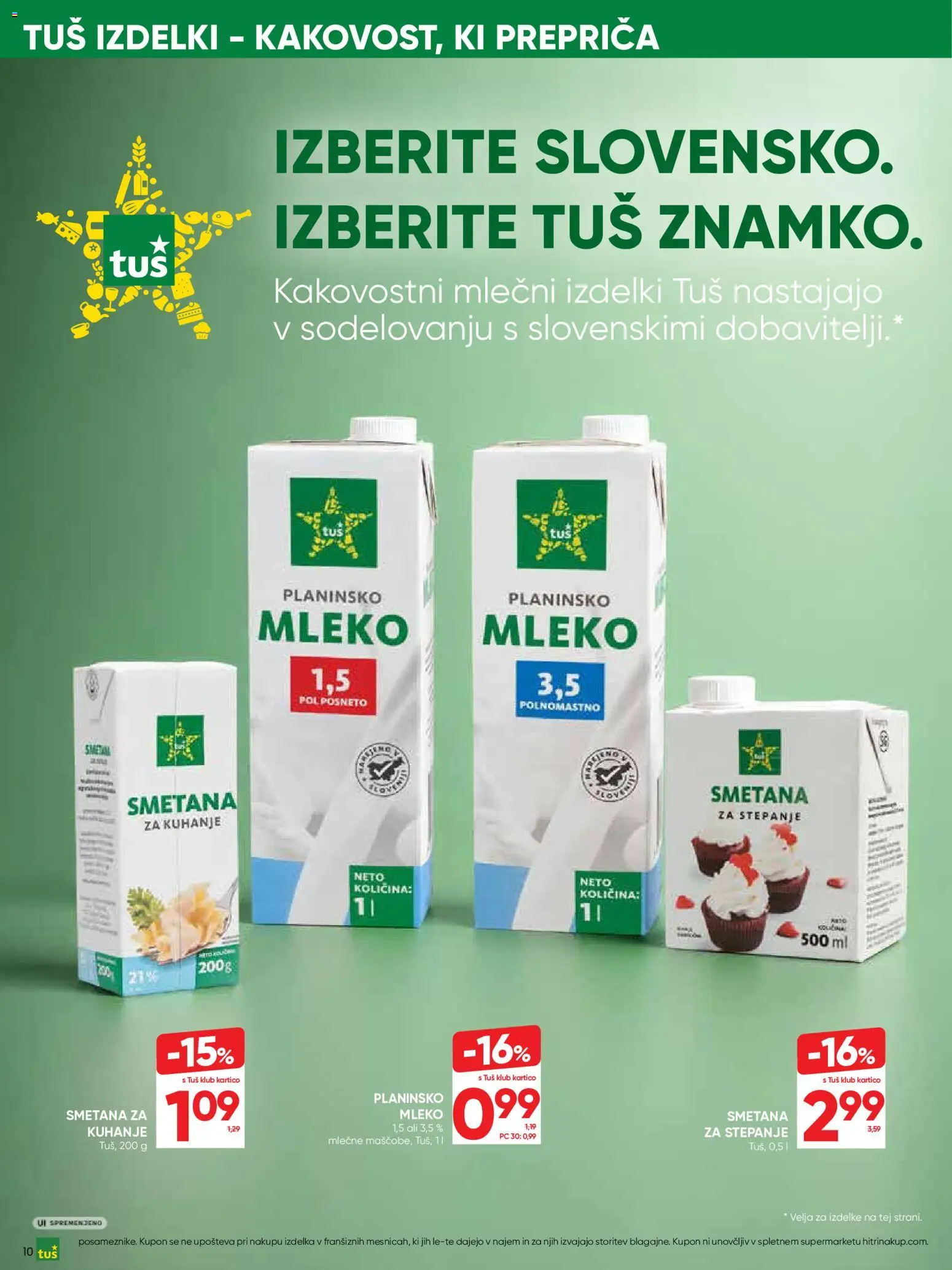 Novi Tuš katalog ponudbe – veljaven od 16.09.2026 | Stran: 10