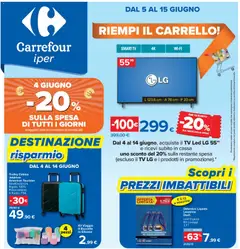 Anteprima del volantino Carrefour volantino Iper - Carugate valido a partire dal 05.06.2026