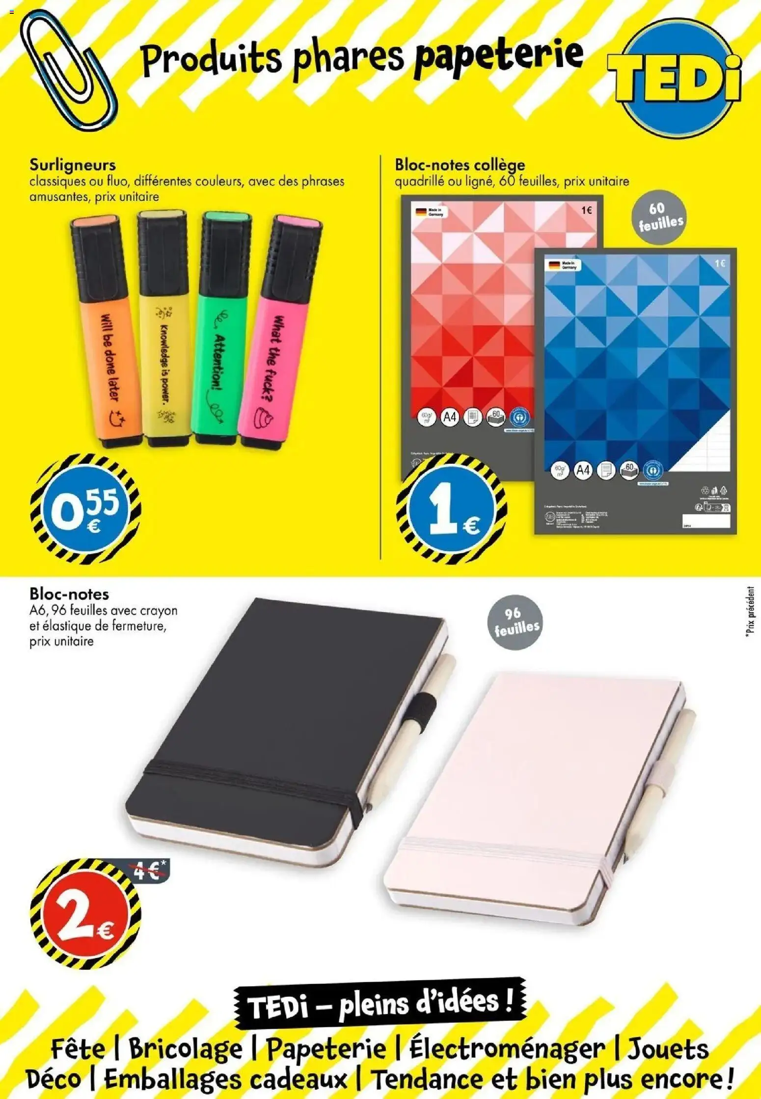 TEDi catalogue Châteauroux à partir du 26/09/2026 - promo en ligne | Page: 13 | Produits: Bricolage, Jouets, Crayon, Thé