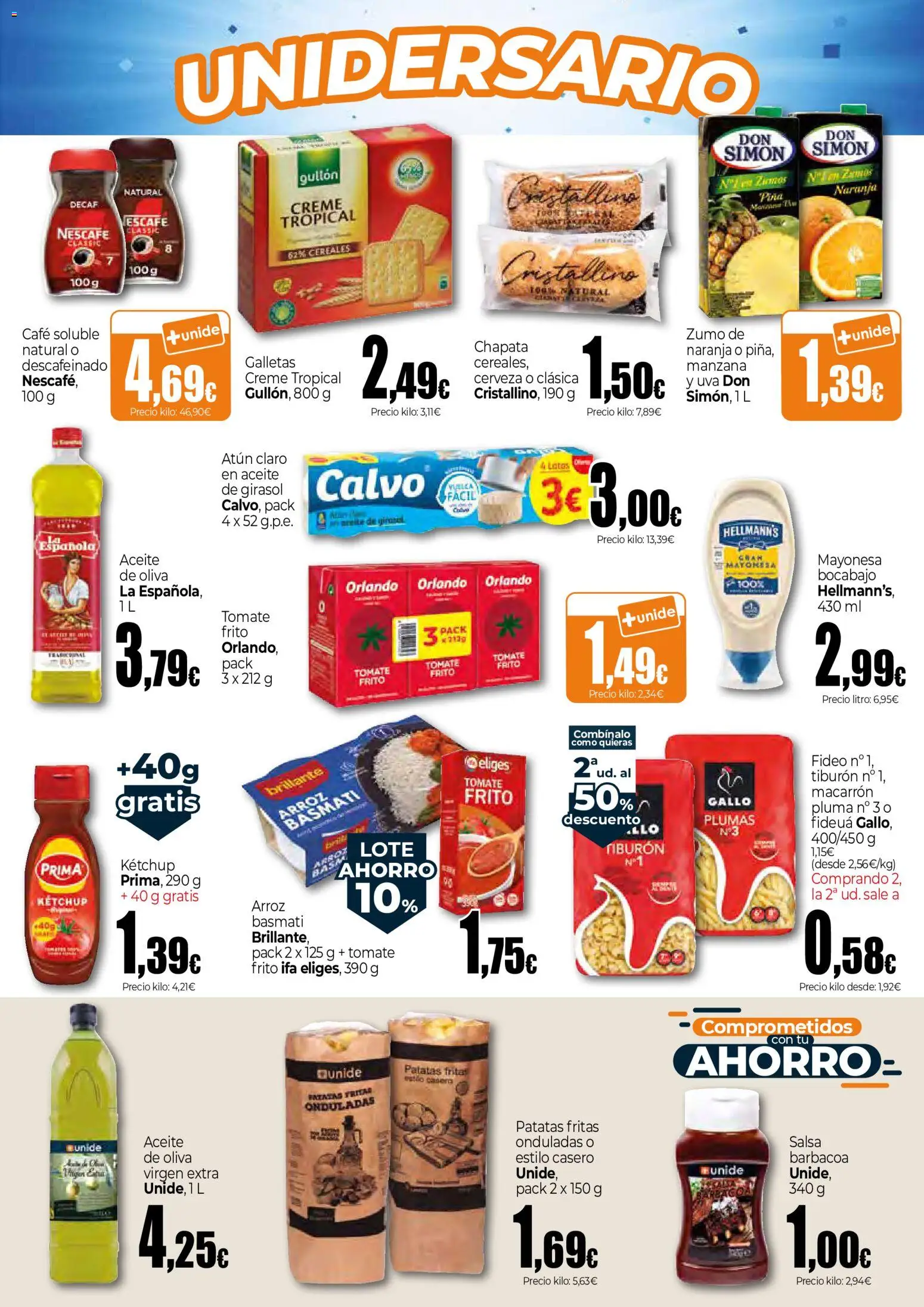Unide folleto │ válido desde el 01/10/2026 | Página: 5 | Productos: Zumo, Galletas, Patatas, Zumo de naranja