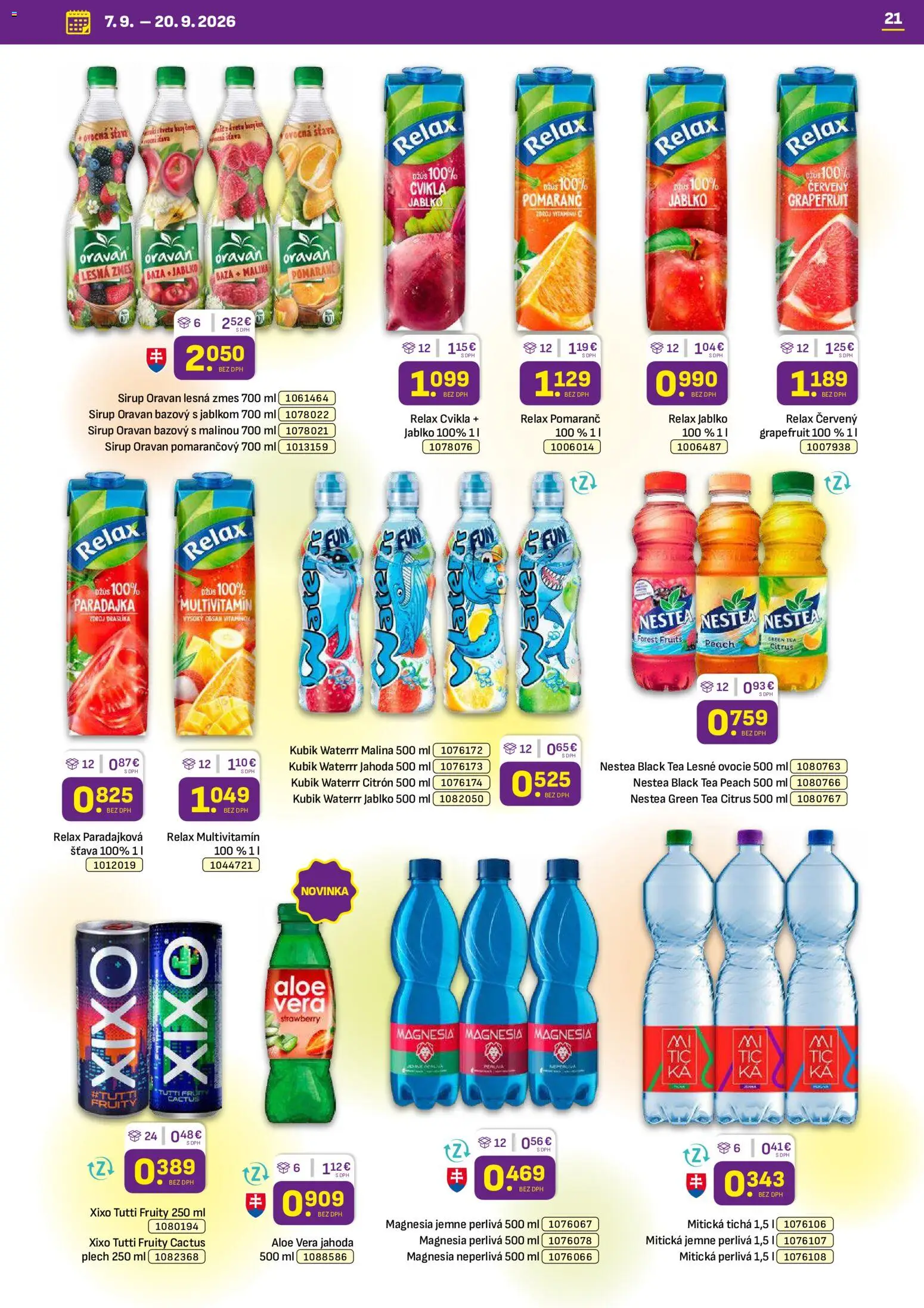Nové Libex akcie – leták je platný od 07.09.2026 | Strana: 21