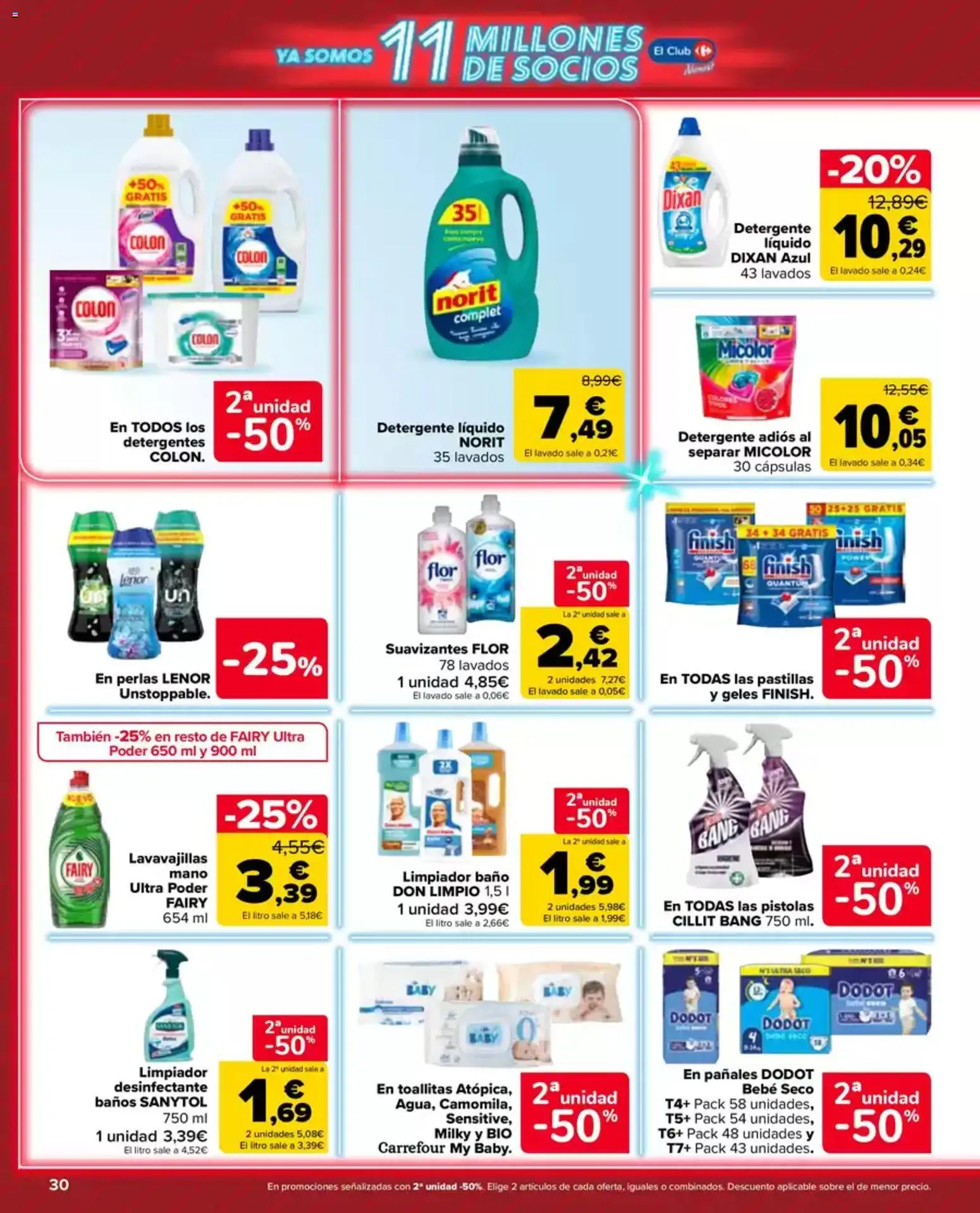Carrefour Market folleto │ válido desde el 12.05.2026 | Página: 30 | Productos: Detergente, Detergente líquido, Lavavajillas, Baño