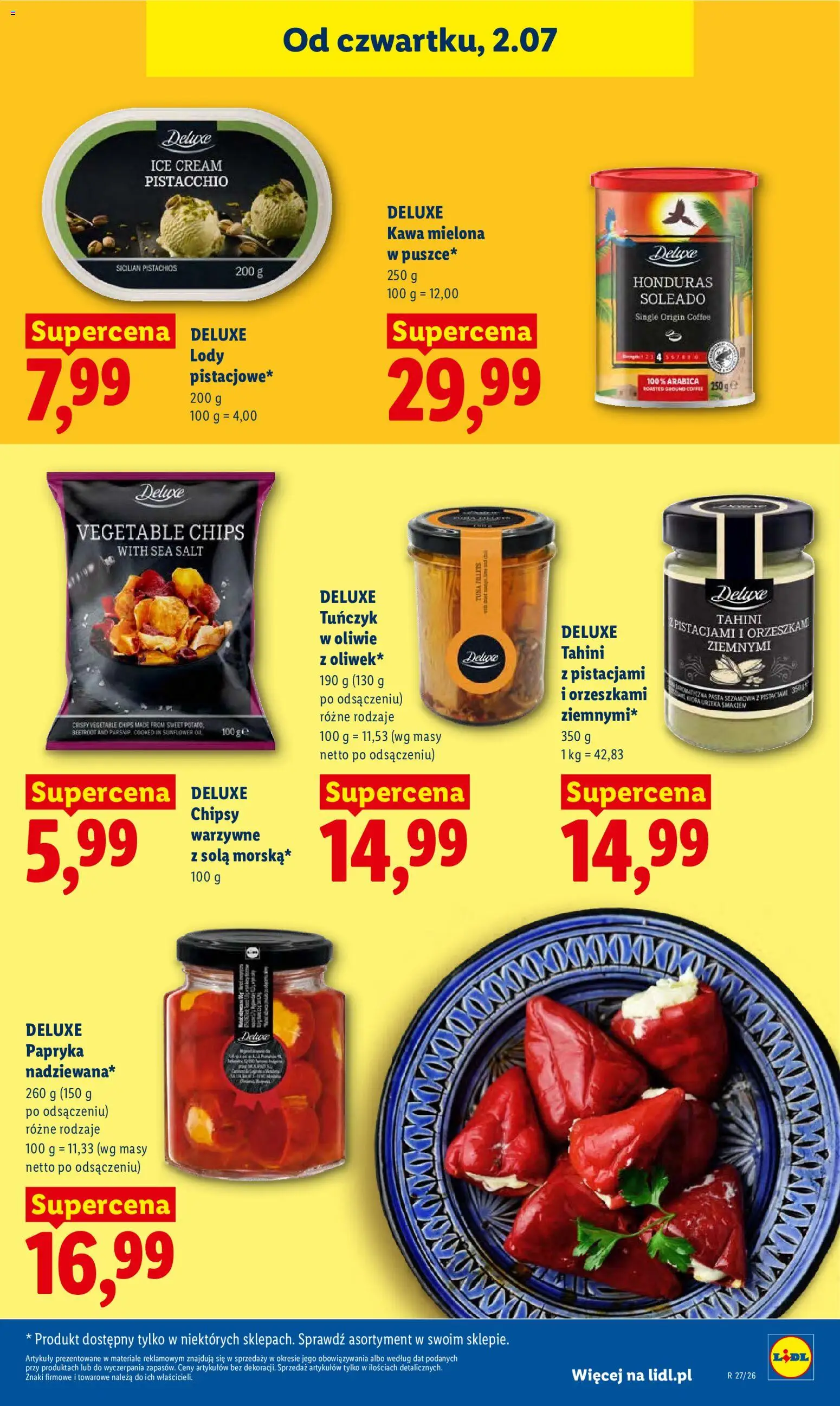 Lidl Polsko leták od 02.07.2026 | Strana: 77 | Produkty: Deluxe, Chipsy, Tahini