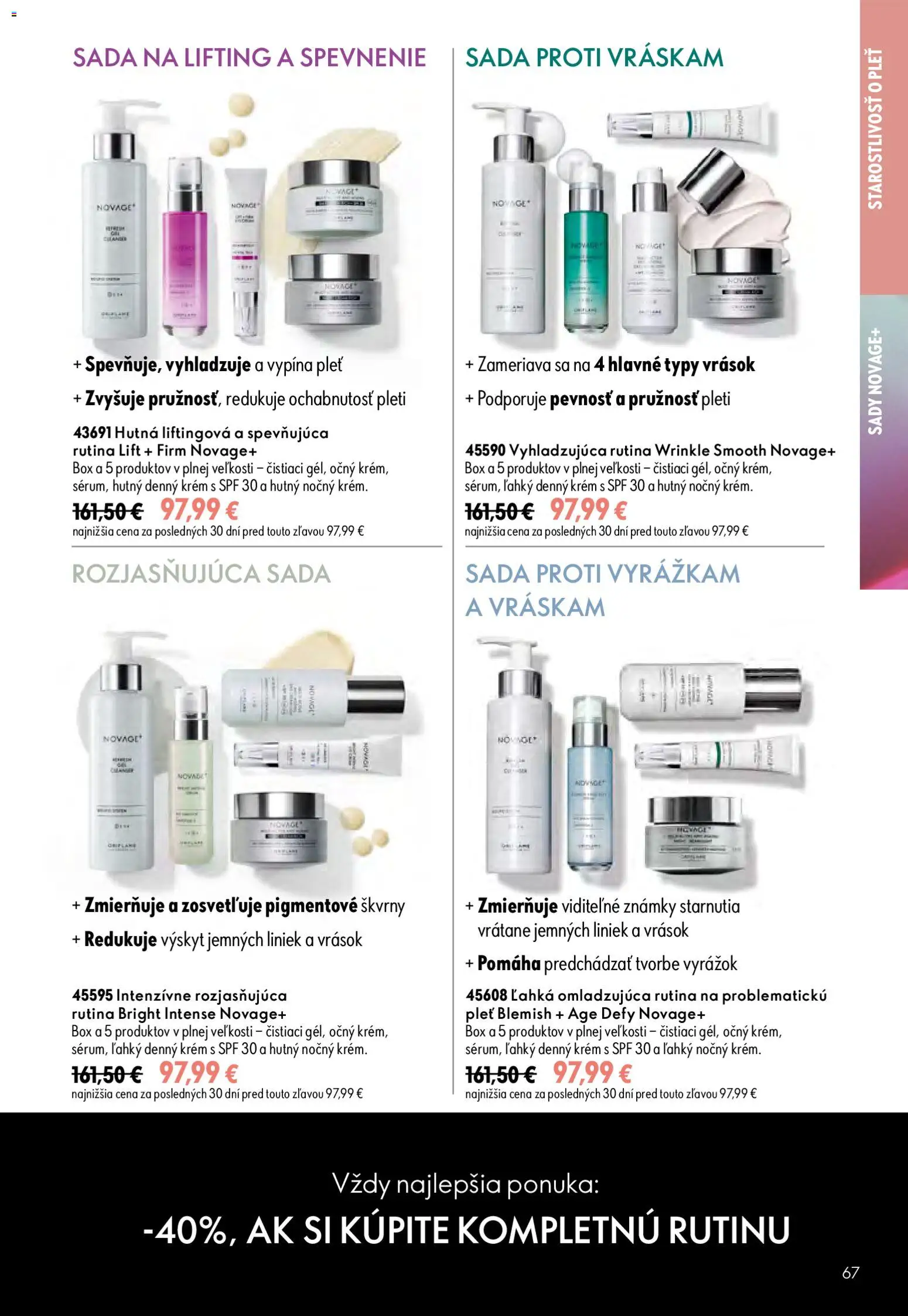 Nové Oriflame akcie – leták je platný od 09.09.2026 | Strana: 67 | Produkty: Krém