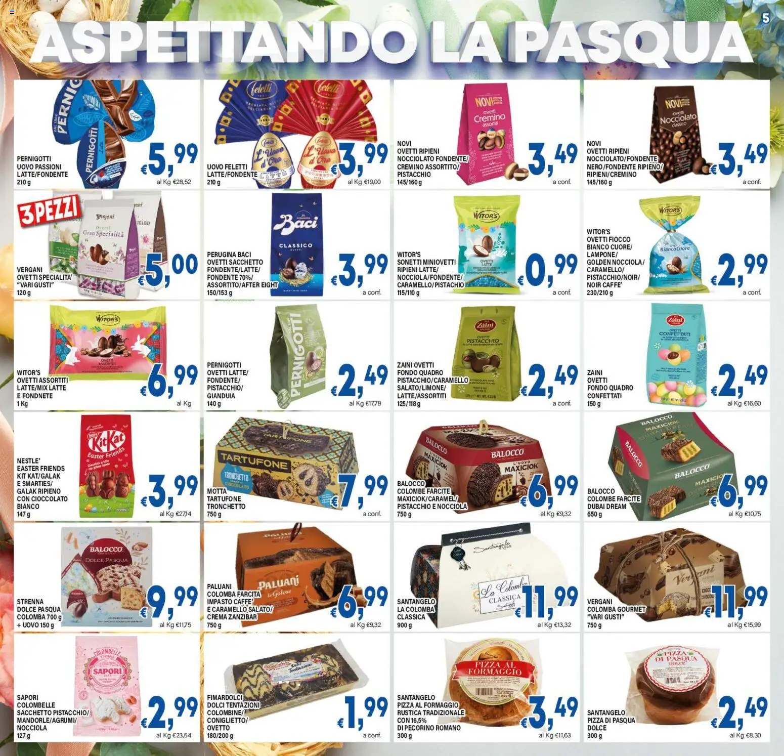 Volantino DEM del 17.03.2026 | Pagina: 5 | Prodotti: Cioccolato, Latte, Formaggio, Pecorino