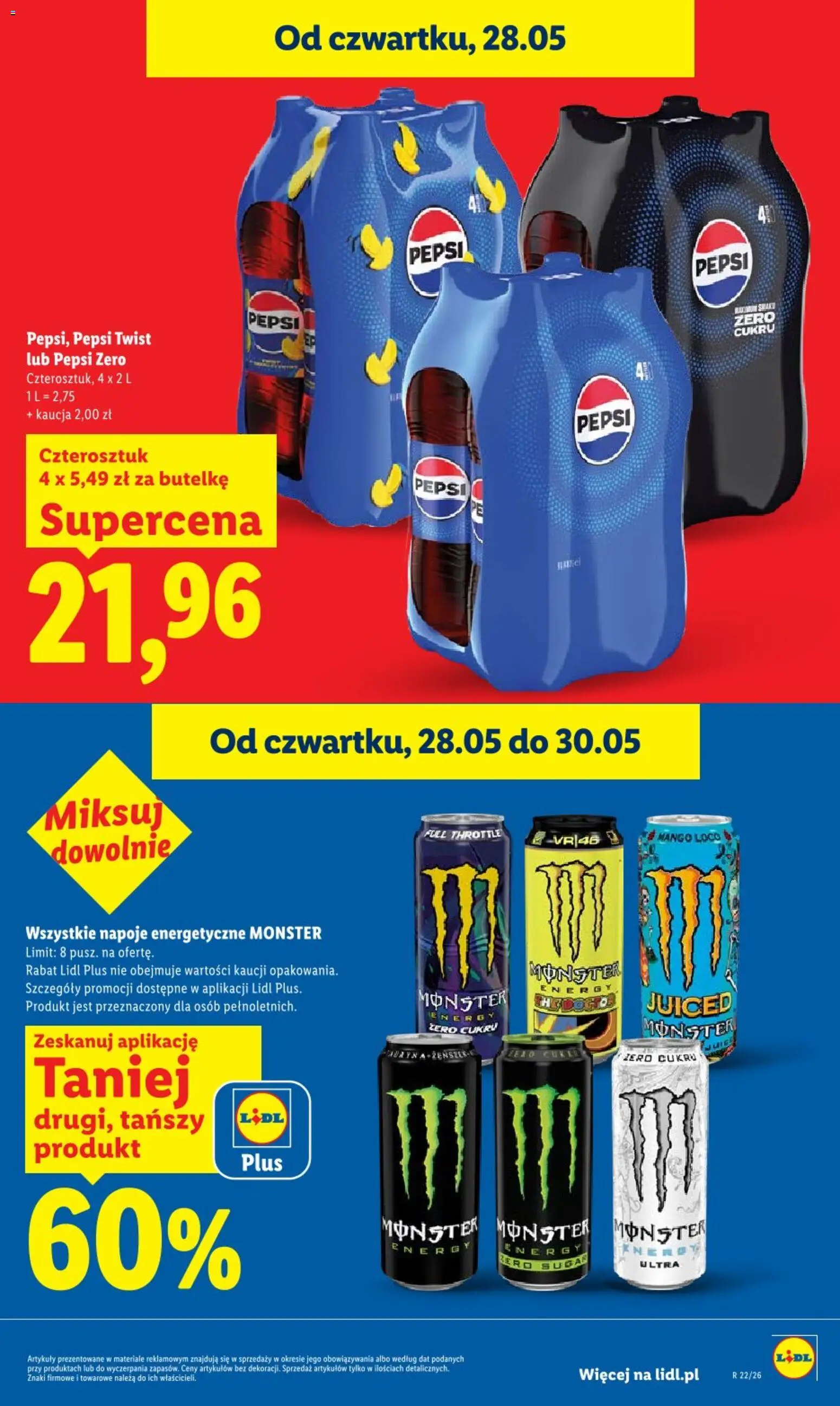 Lidl gazetka od 28.05.2026 | Strona: 21 | Produkty: Mango, Napoje, Pepsi