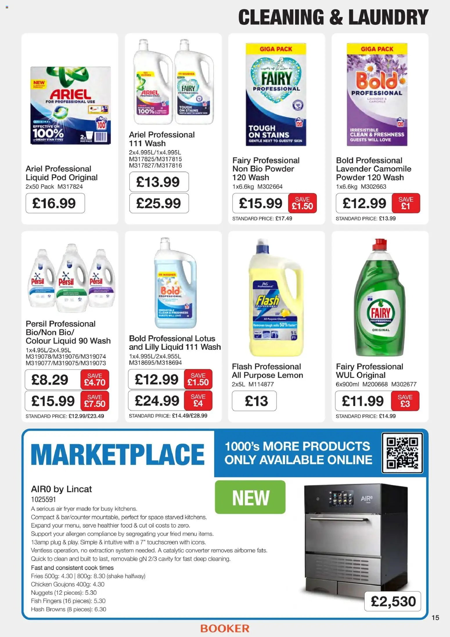 {H1} | Page: 15 | Products: Chicken, Persil, Lavender, Fish