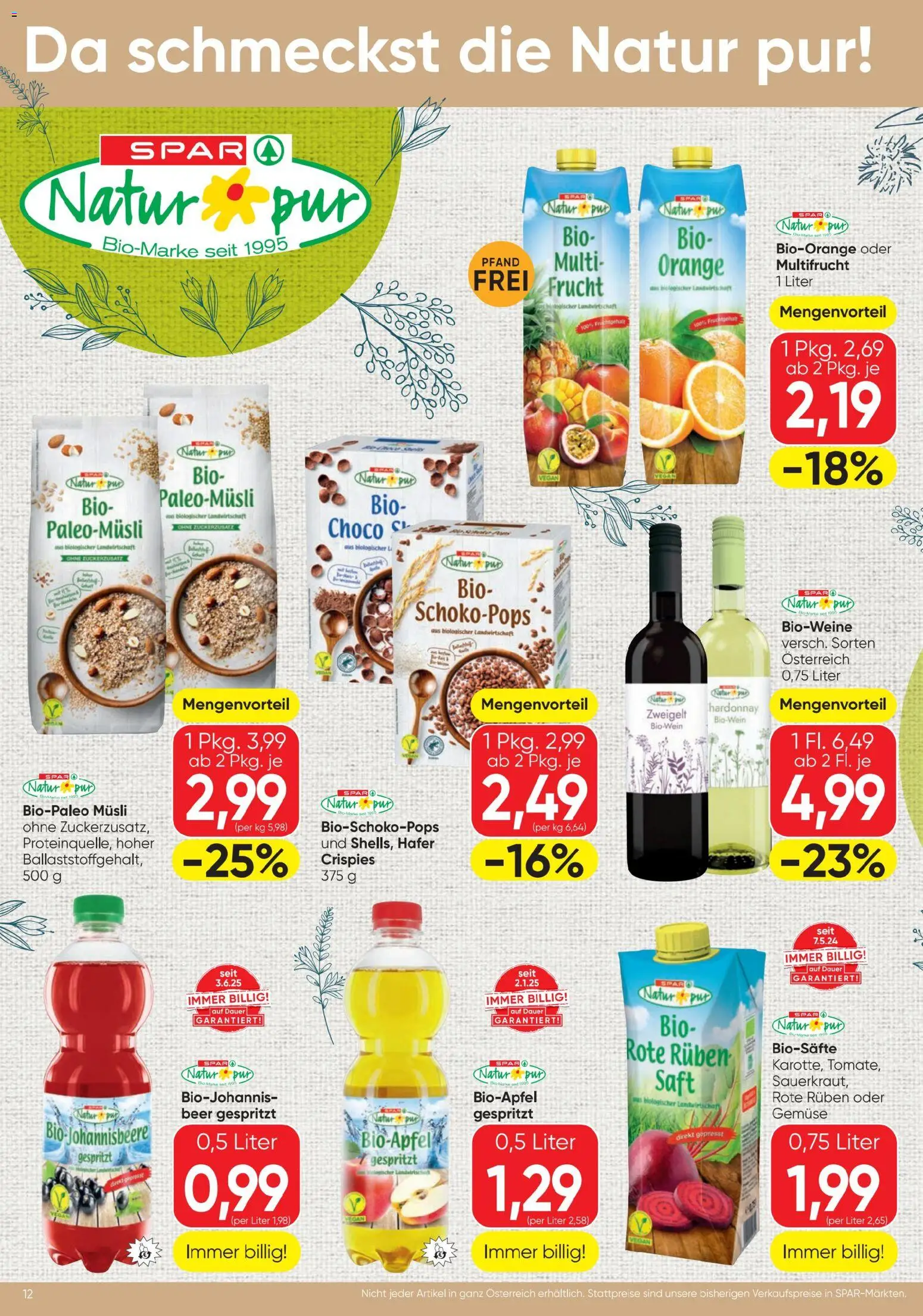 Spar - Flugblatt gültig ab 16.07.2026 | Seite: 12