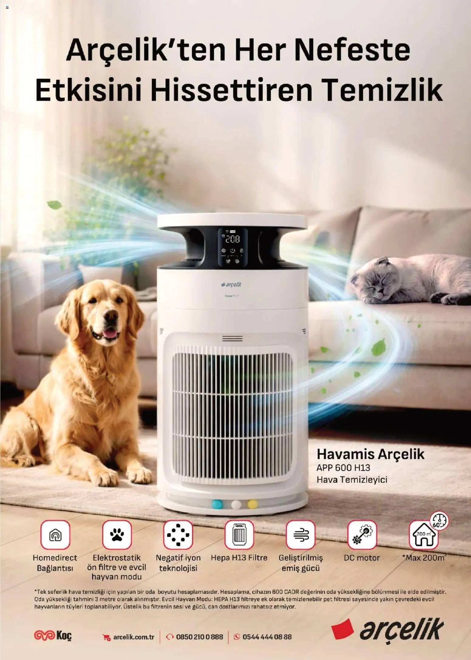 Arçelik - İklimlendirme Kataloğu - 01 Ağustos 2026 tarihinden itibaren geçerlidir | Sayfa: 28 | Ürünler: Hava temizleyici