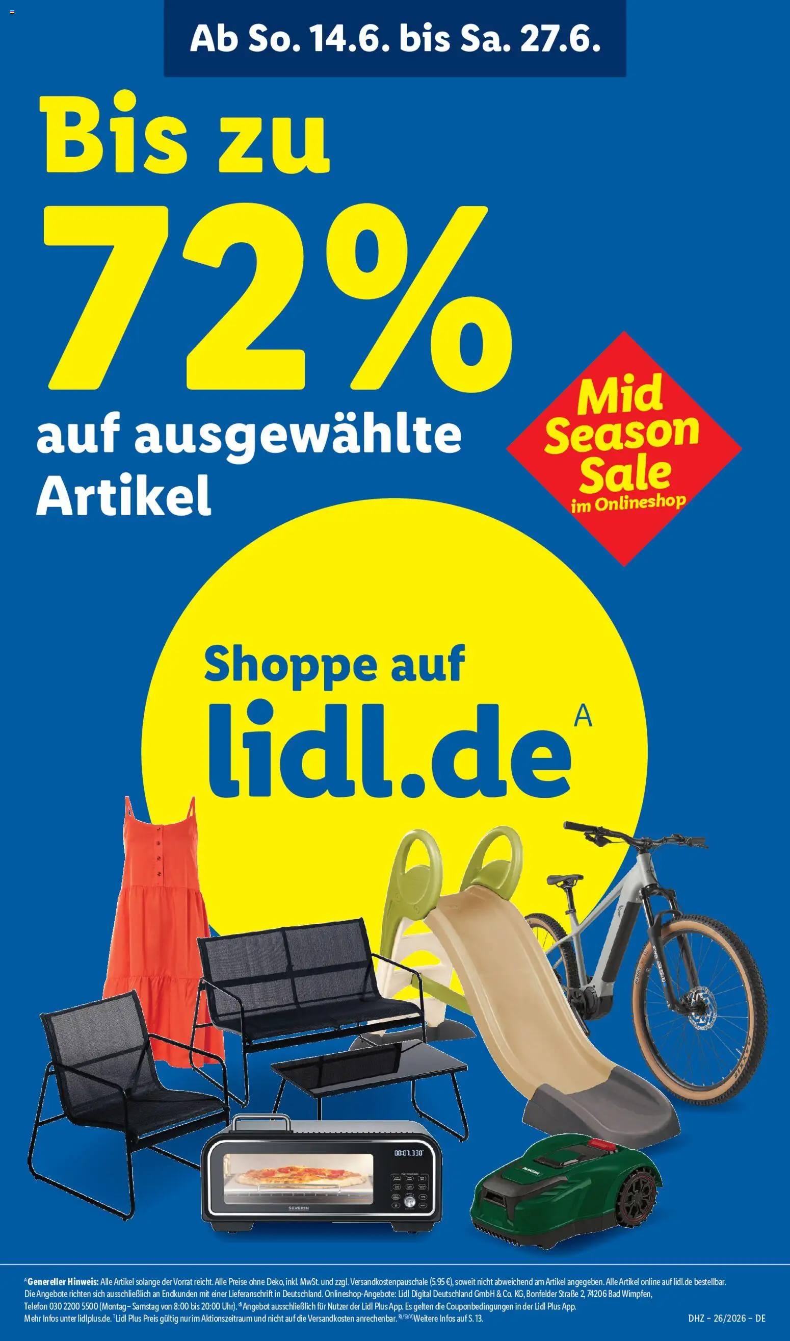 Lidl Německo leták od 22.06.2026 | Strana: 34 | Produkty: Telefon
