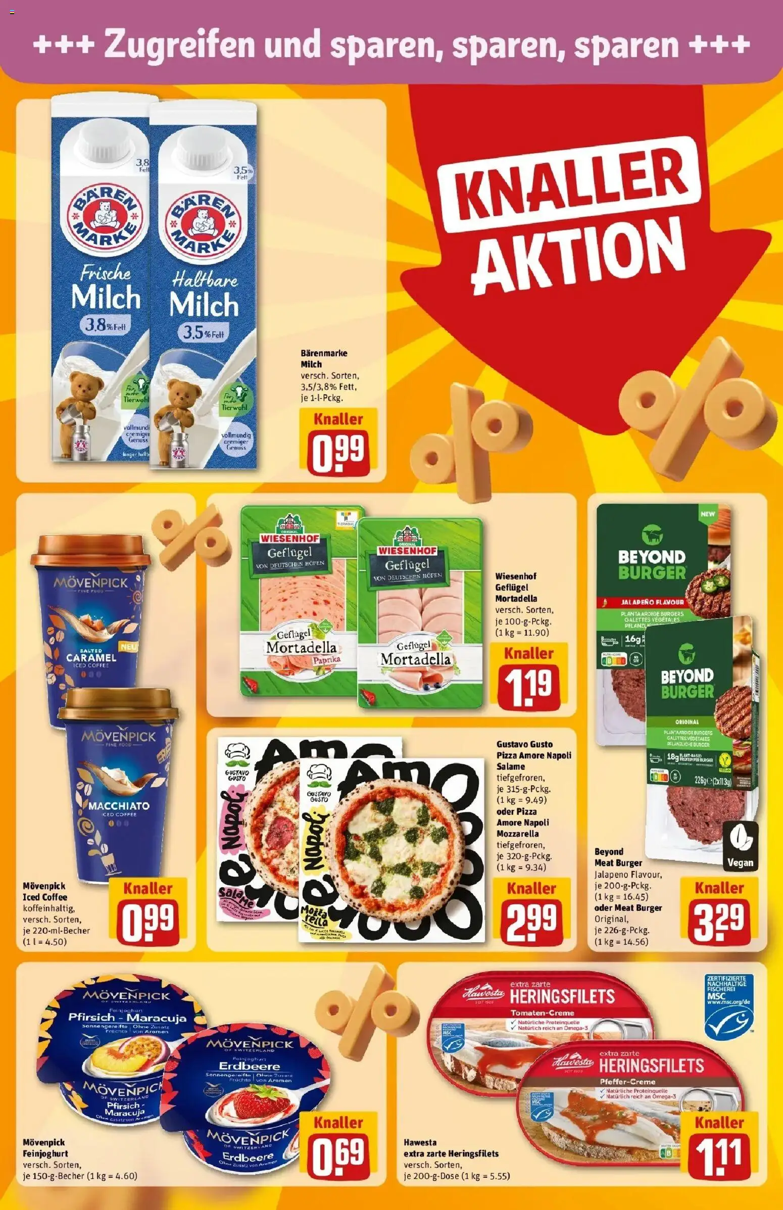 Rewe Prospekt Himmelkron – gültig ab 17.05.2026 | Seite: 8 | Produkte: Gustavo gusto, Burger, Paprika, Pizza