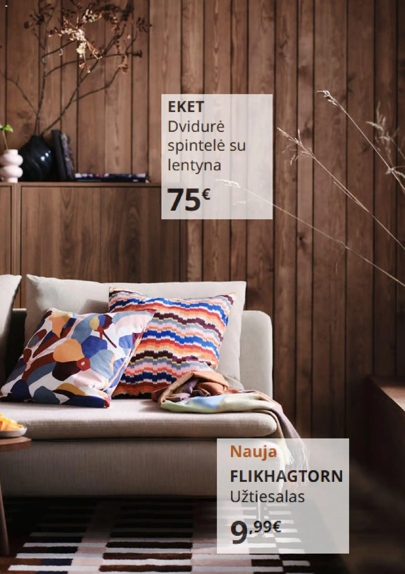 IKEA akcijos nuo 2026.08.21 | Puslapis: 3 | Prekių: Lentyna, Spintelė, Užtiesalas