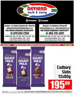 Devland specials catalogue – valid from 16/07/2026