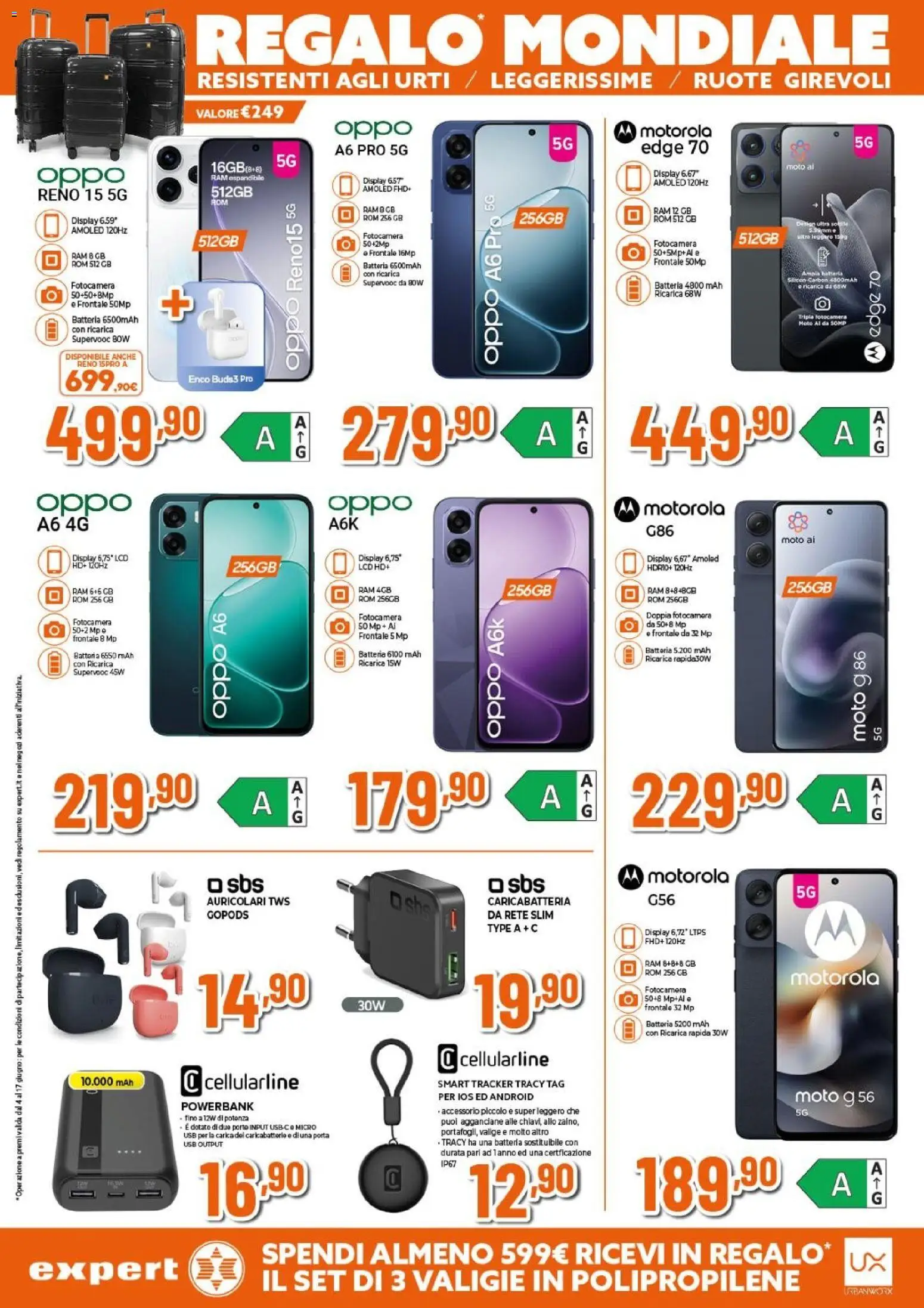 Volantino Expert del 04.06.2026 | Pagina: 15 | Prodotti: Auricolari, Fotocamera, USB, Batteria