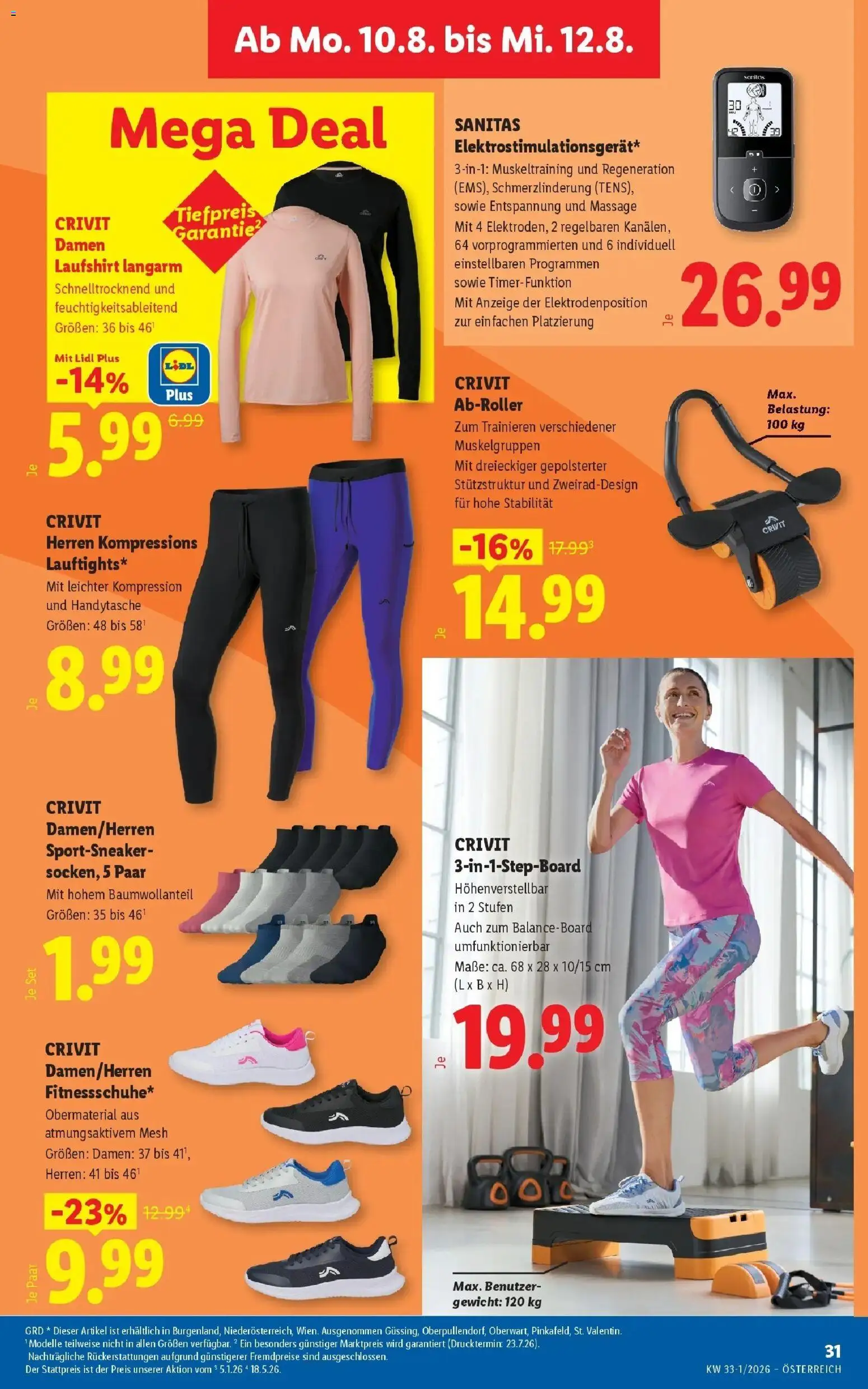 Lidl Flugblatt - Wien, Langenzersdorf, Zwettl ab 06.08.2026 - Angebote ab donnerstag | Seite: 35 | Produkte: Gewicht