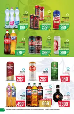 COOP - Újság Észak Kelet Pro-Coop Zrt - amely érvényes a következő dátumtól: 2026.10.15. | Oldal: 10 | Termékek: Coca Cola, Cola, Dobozos sör, Ásványvíz