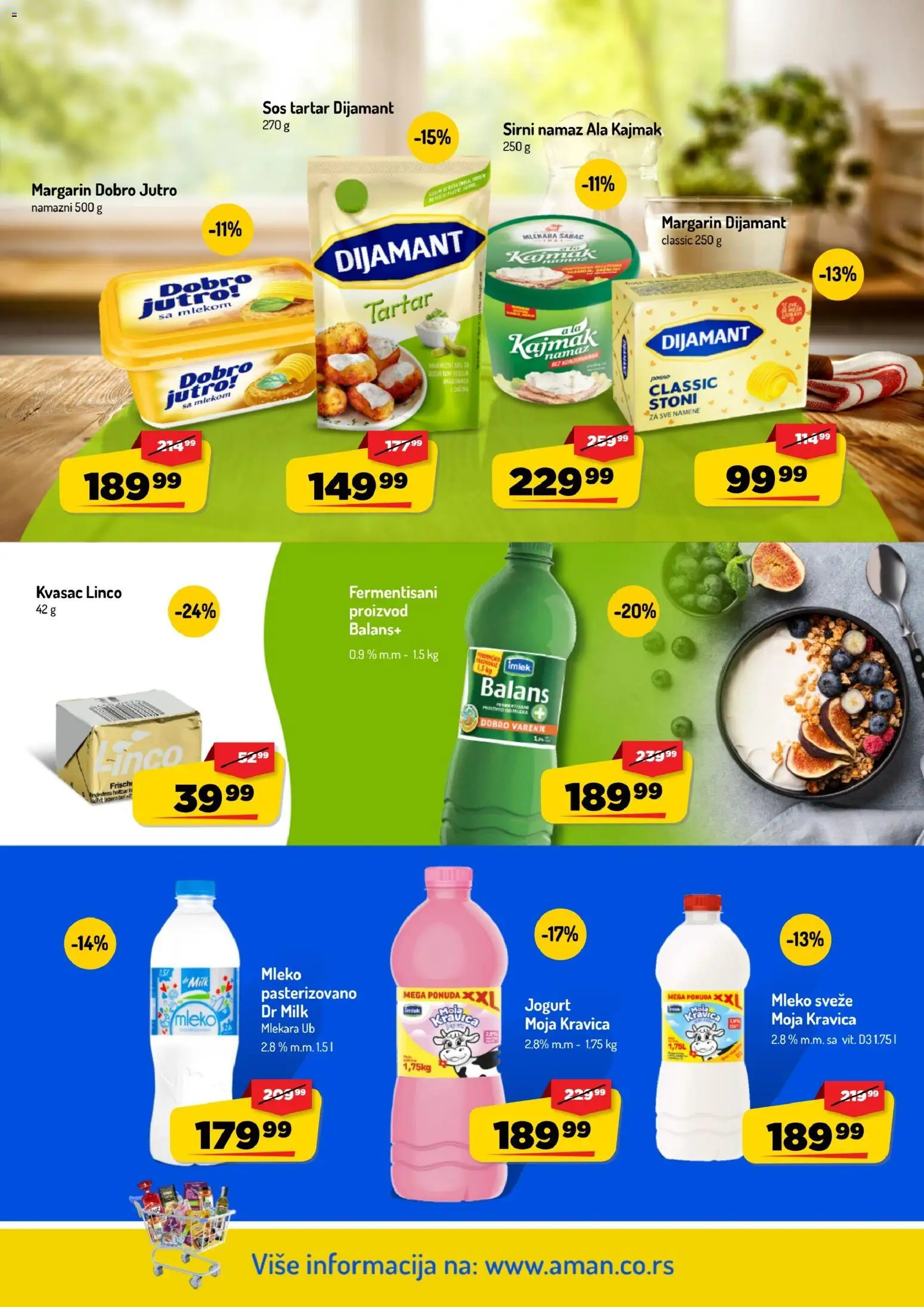 Aman katalog - važi od 28.09.2026 | Strana: 12 | Proizvode: Kvasac, Moja kravica, Sos, Jogurt