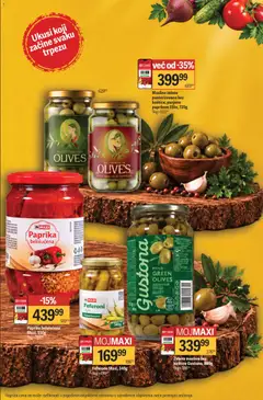Paprika belolučena Maxi, Paprika belolučena Maxi, 550g - pregled Mega Maxi kataloga - važi od 16.10.2026 | Strana: 7 | Proizvode: Masline, Paprika, Feferoni