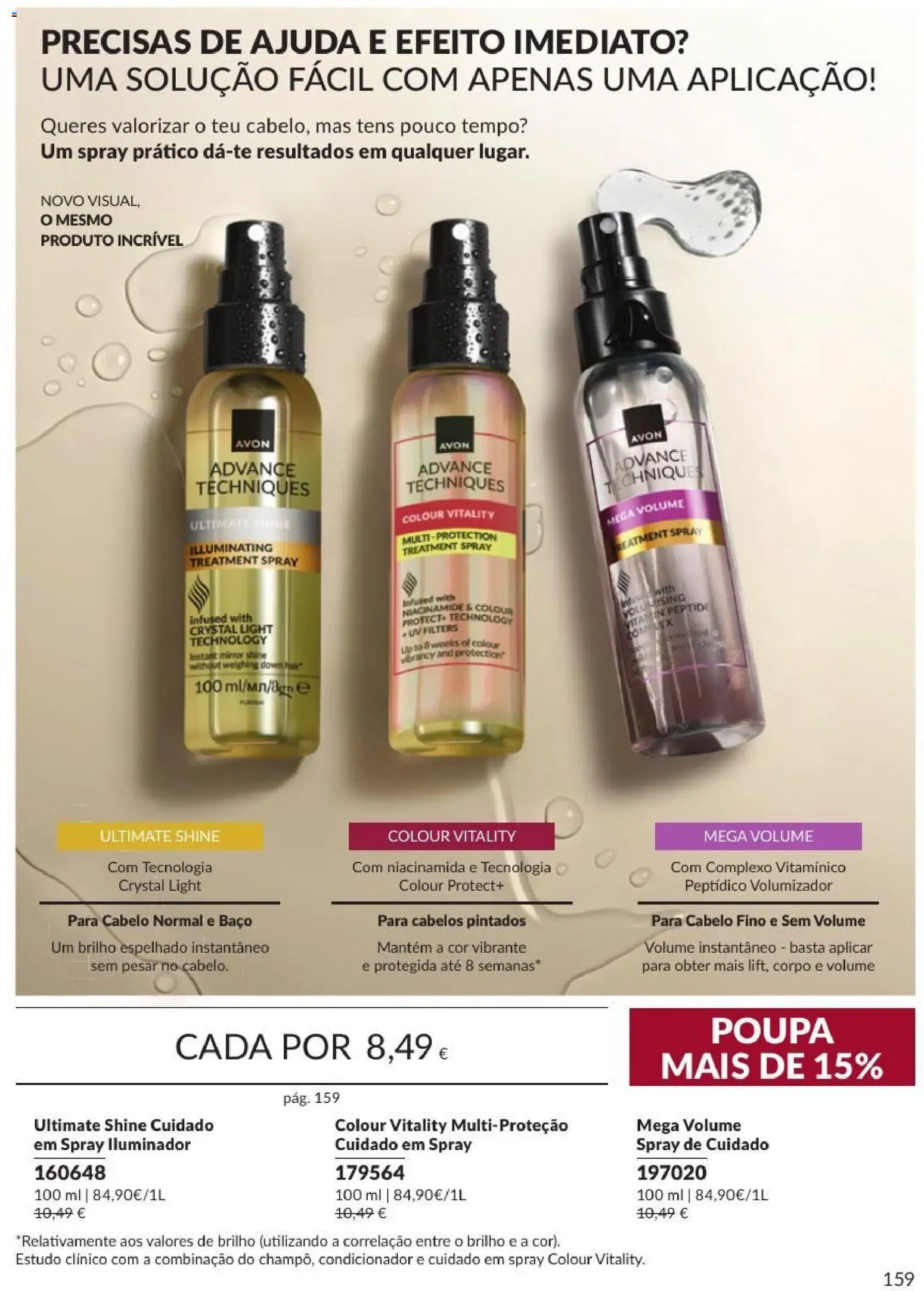 Catálogo Avon Campanha 9 │ válido de 01/09/2026 | Página: 159 | Produtos: Iluminador, Condicionador